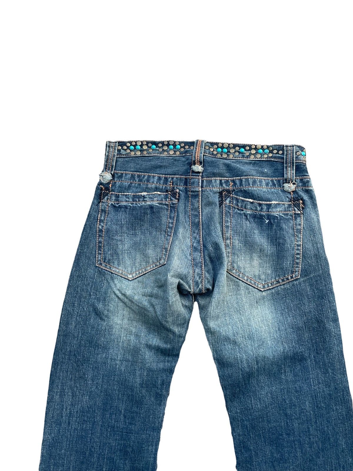 Japanese Brand Trim Distresed Rework Denim Size US 32 / EU 48 - 8 Thumbnail