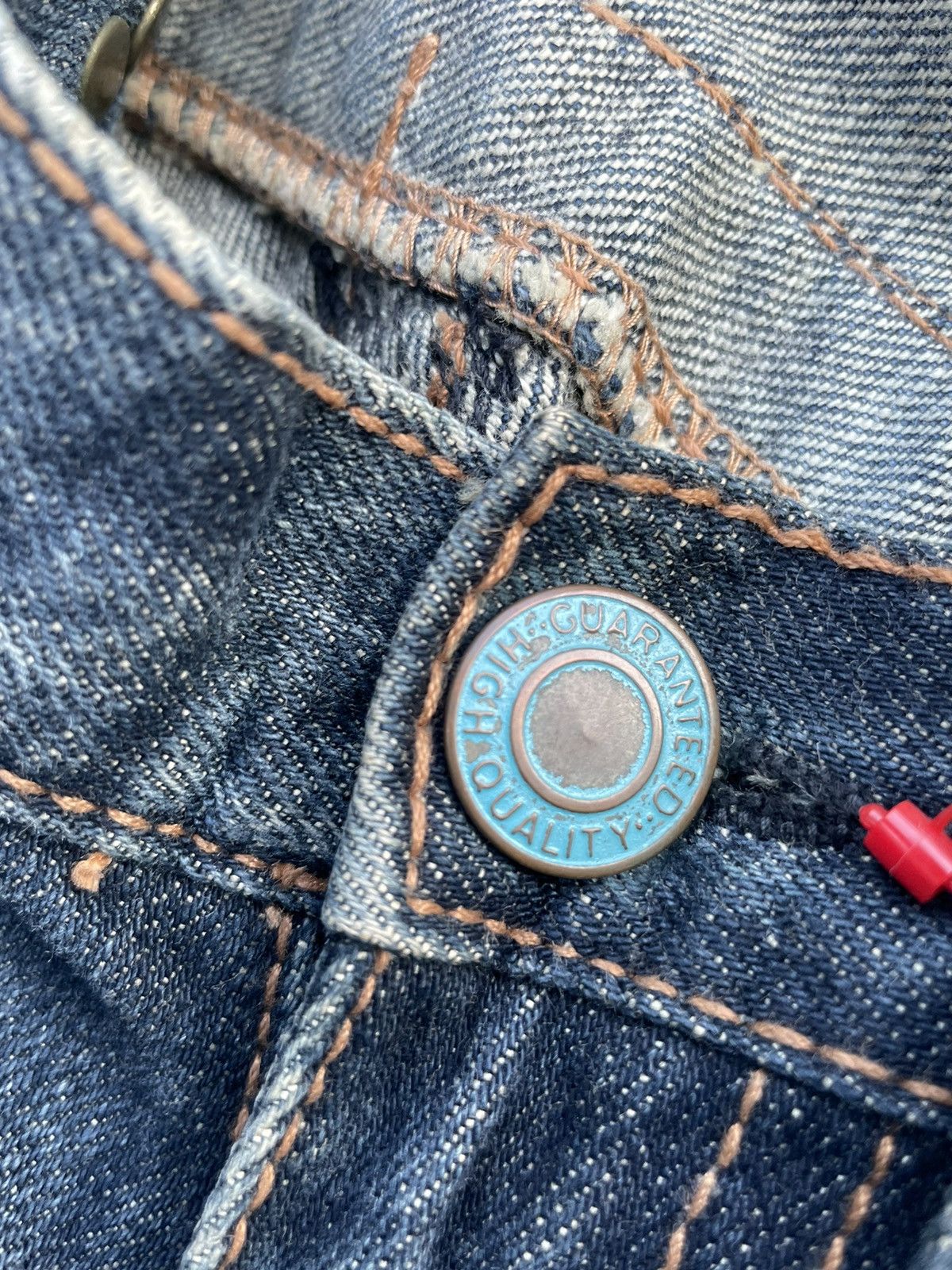 Japanese Brand Trim Distresed Rework Denim Size US 32 / EU 48 - 11 Thumbnail