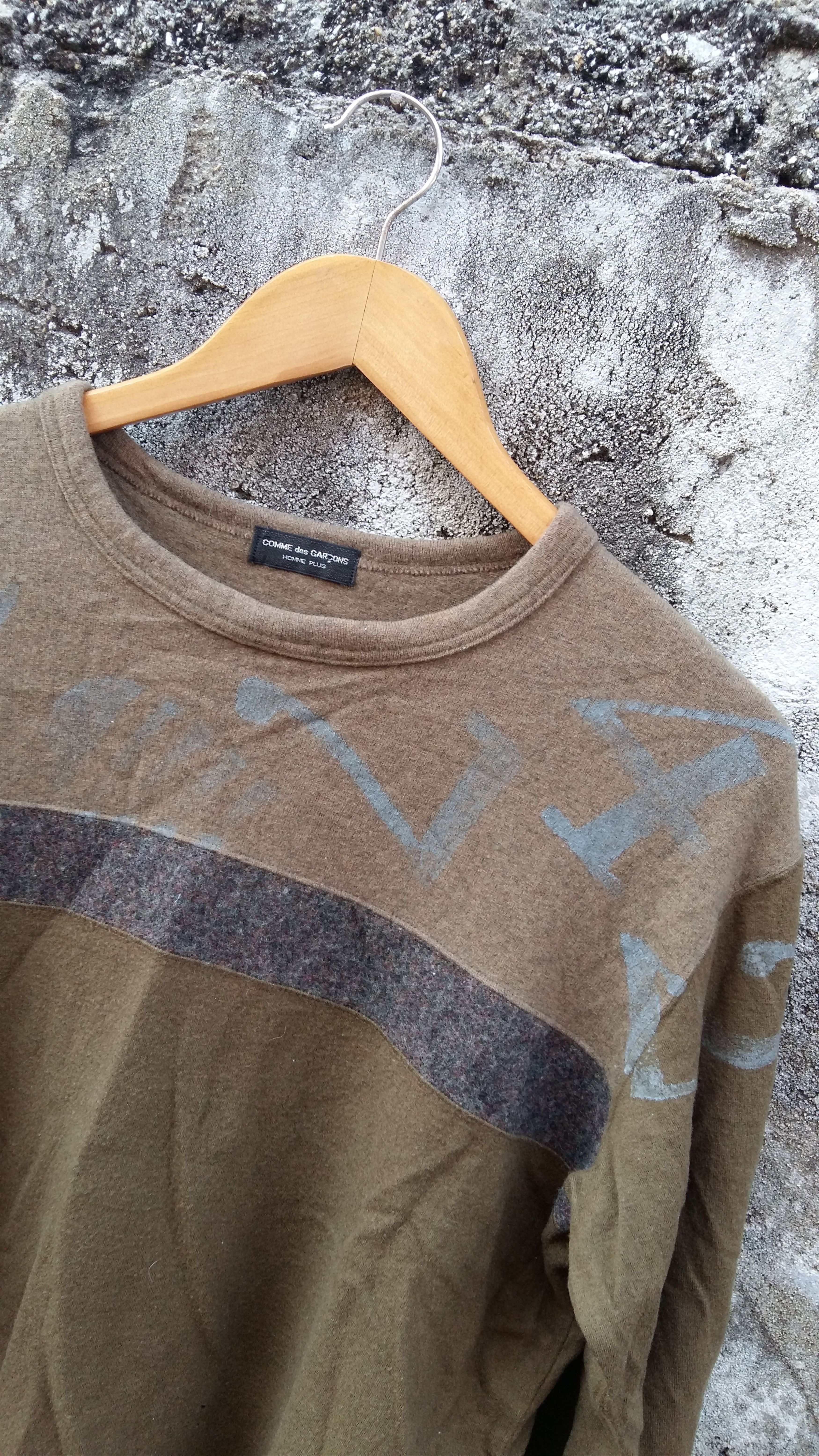 Vintage CDG Comme Des Garcons Homme Plus Wool Longsleeve Tee