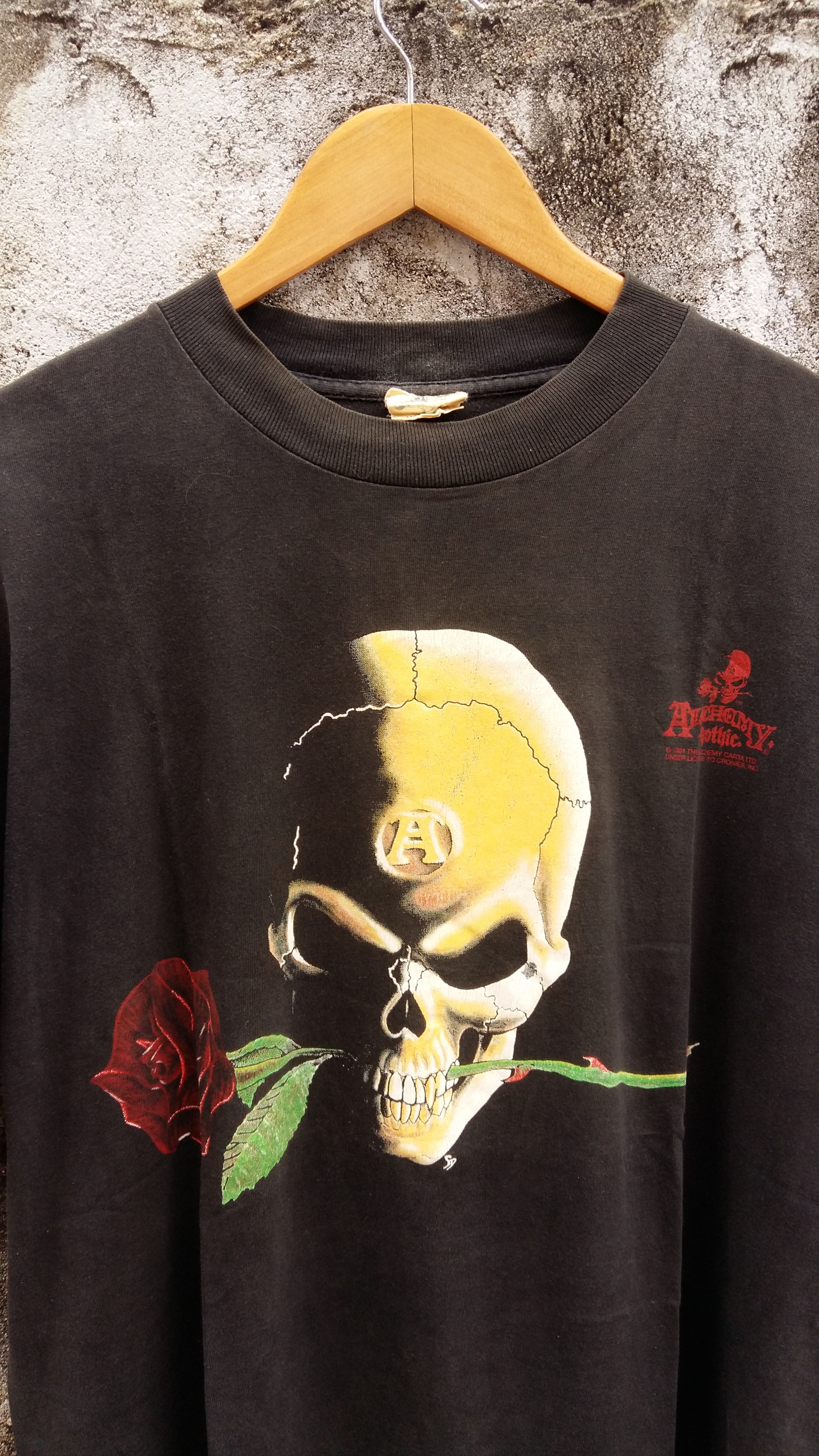 Alchemist × Vintage Rare!! Vintage 90s Alchemy Gothic Tshirt Size US L / EU 52-54 / 3 - 1 Thumbnail