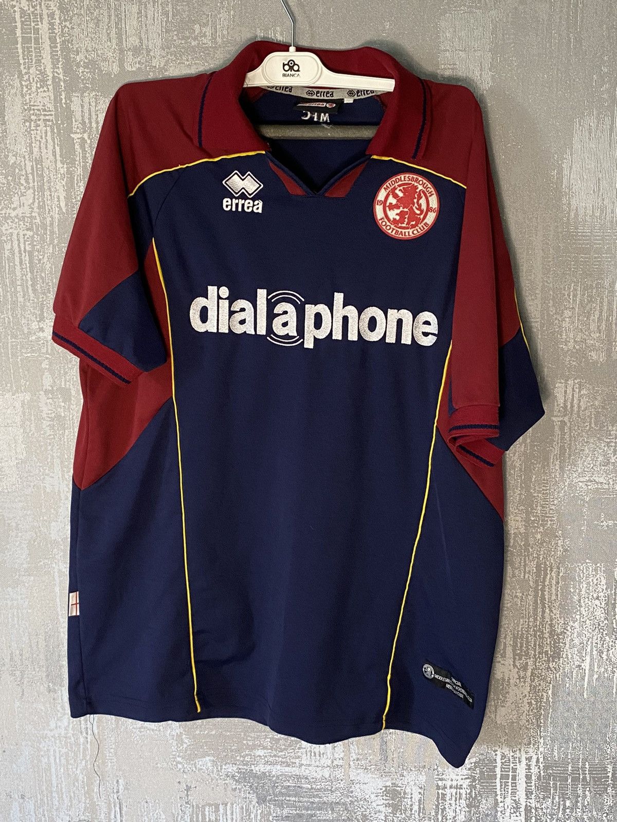 Vintage Vintage 2003 2004 Middlesbrough Away Errea Soccer Jersey Size US XL / EU 56 / 4 - 1 Thumbnail