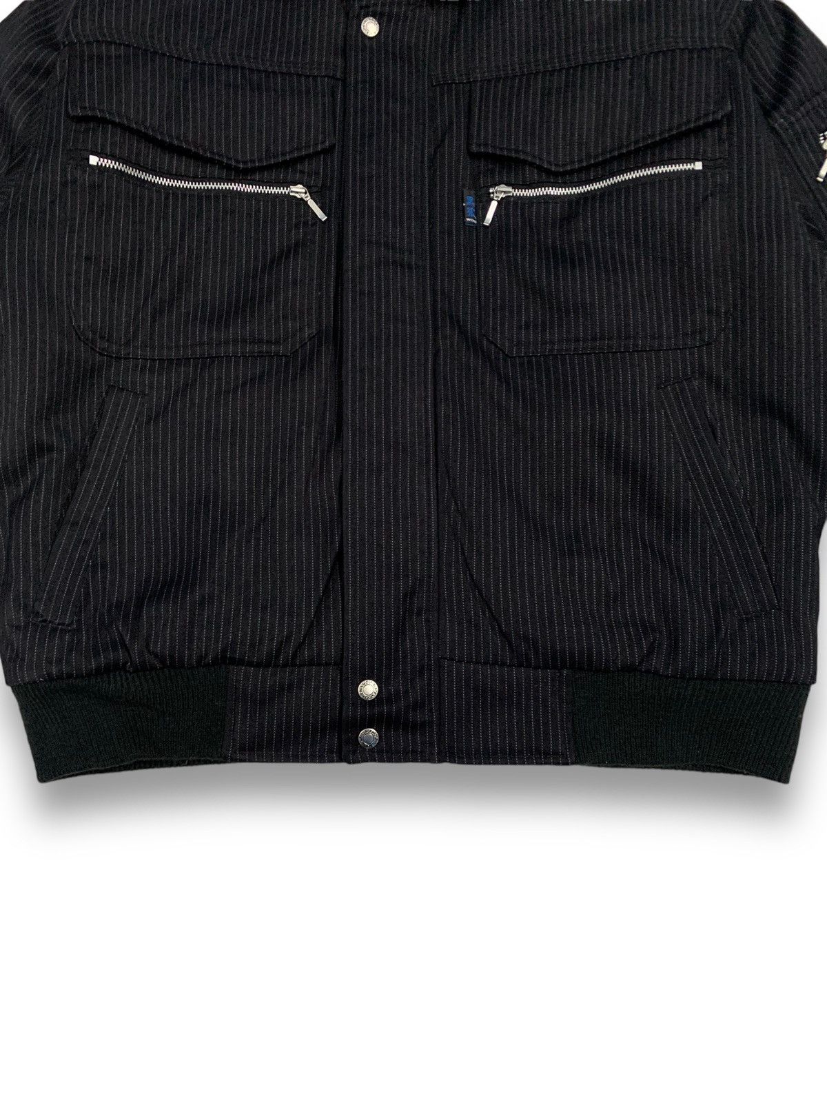 Japanese Brand Japanese BlackWolf Hickory Style FauxFur Lined Bomber Jacket Size US M / EU 48-50 / 2 - 11 Thumbnail