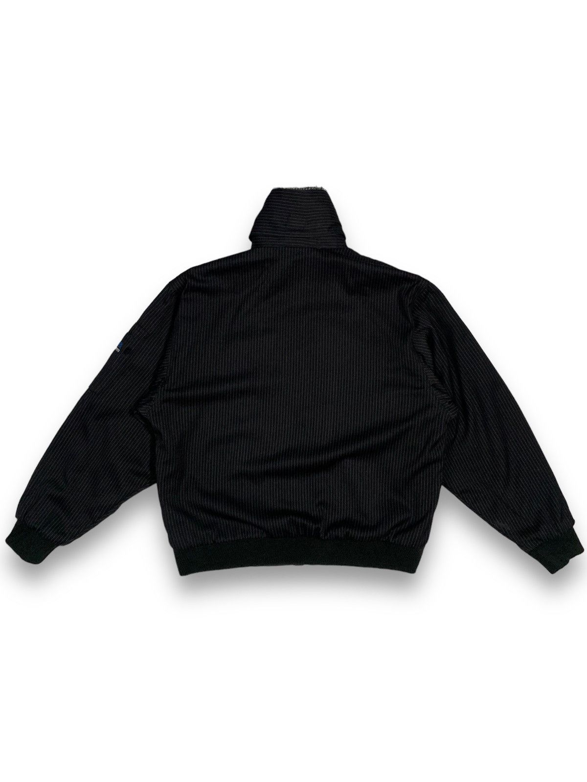Japanese Brand Japanese BlackWolf Hickory Style FauxFur Lined Bomber Jacket Size US M / EU 48-50 / 2 - 2 Thumbnail