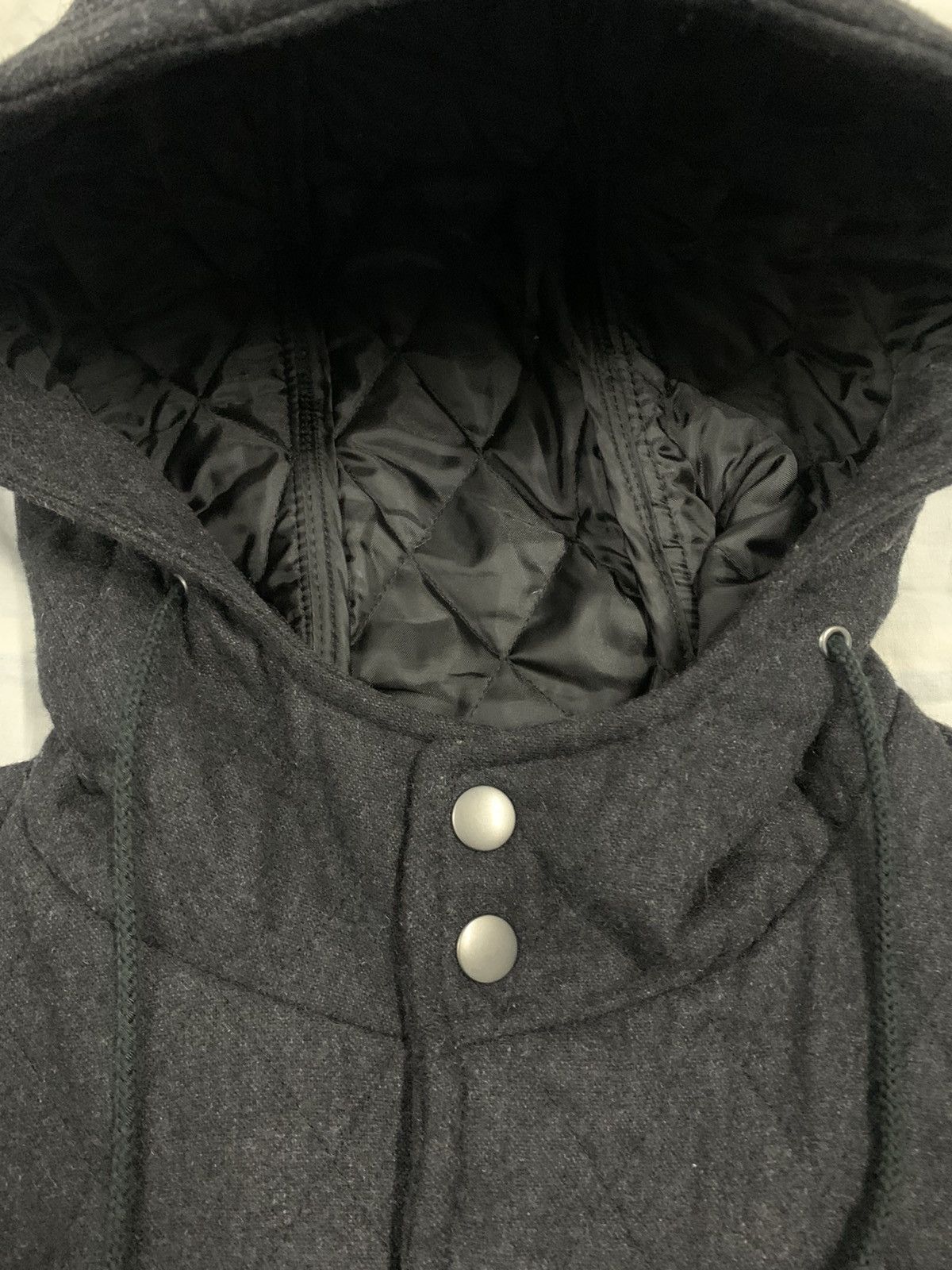 Japanese Brand Japanese Orihica Garage Wool Blend Quilted Hooded Jacket Size US M / EU 48-50 / 2 - 5 Thumbnail