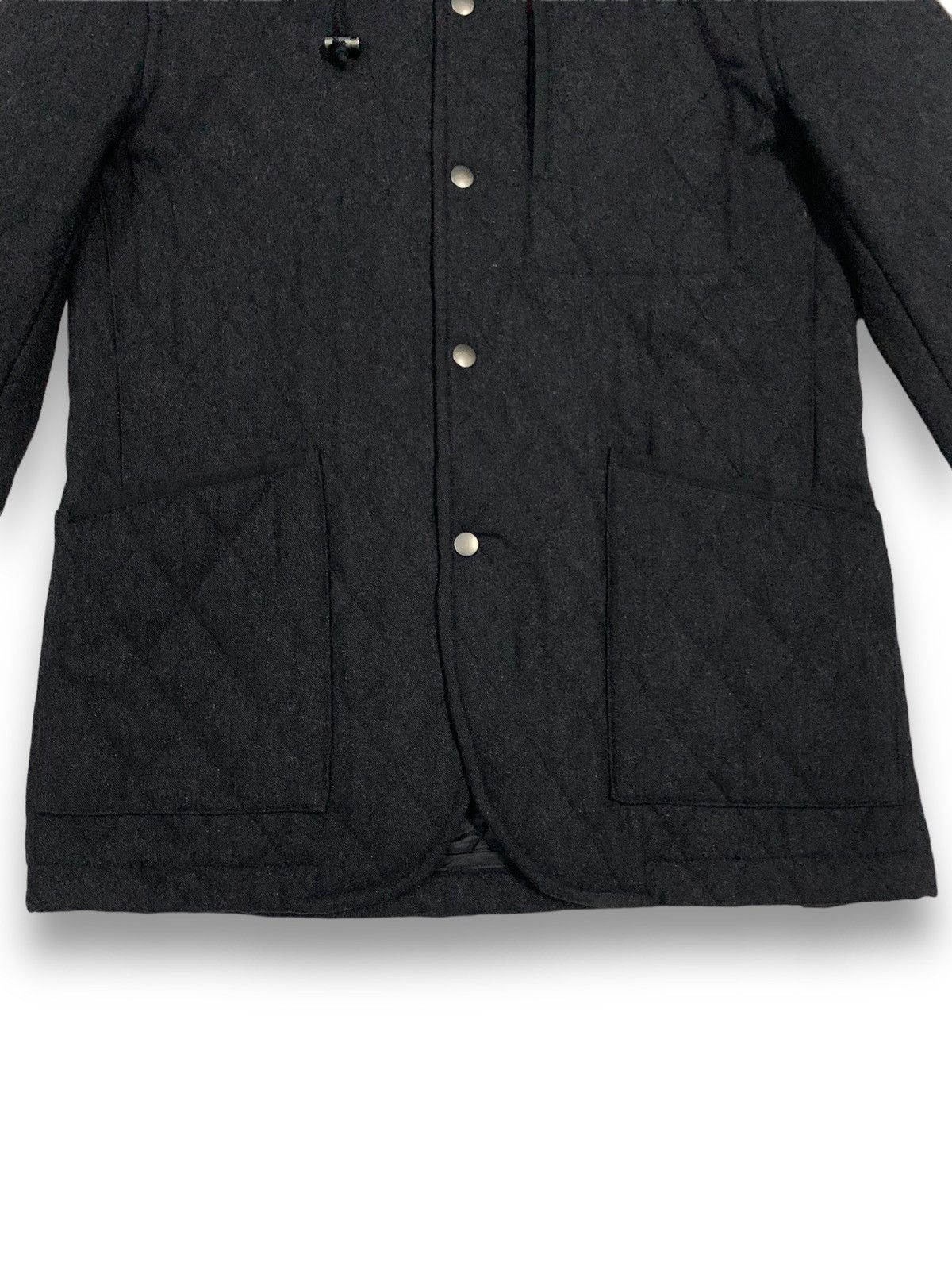 Japanese Brand Japanese Orihica Garage Wool Blend Quilted Hooded Jacket Size US M / EU 48-50 / 2 - 8 Thumbnail