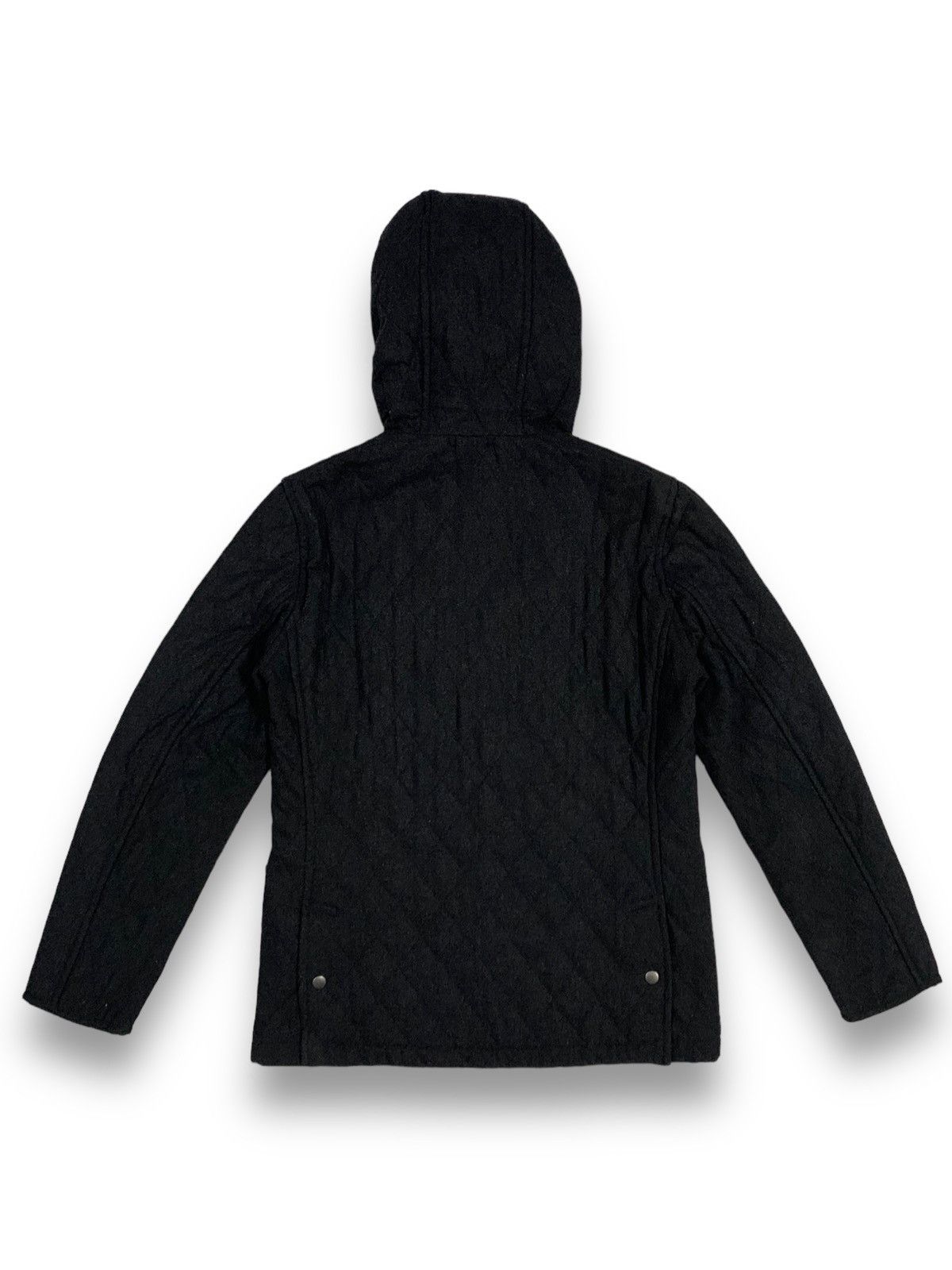 Japanese Brand Japanese Orihica Garage Wool Blend Quilted Hooded Jacket Size US M / EU 48-50 / 2 - 2 Thumbnail