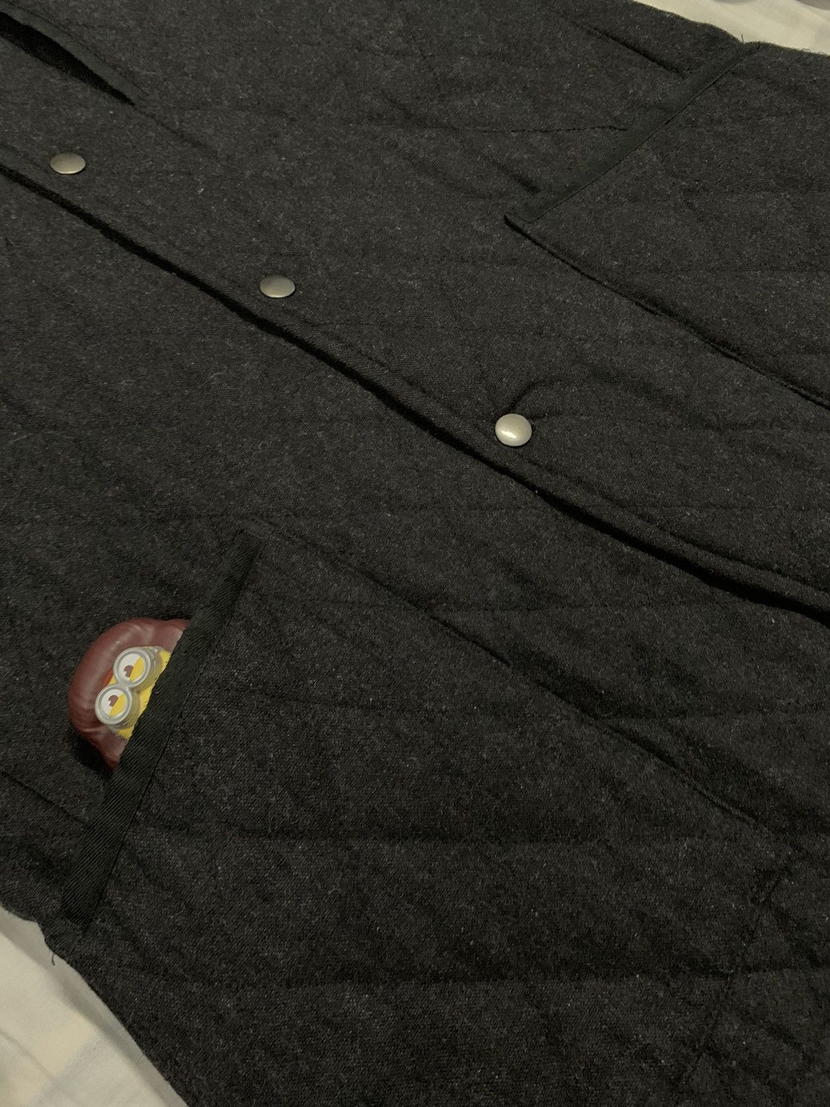 Japanese Brand Japanese Orihica Garage Wool Blend Quilted Hooded Jacket Size US M / EU 48-50 / 2 - 7 Thumbnail