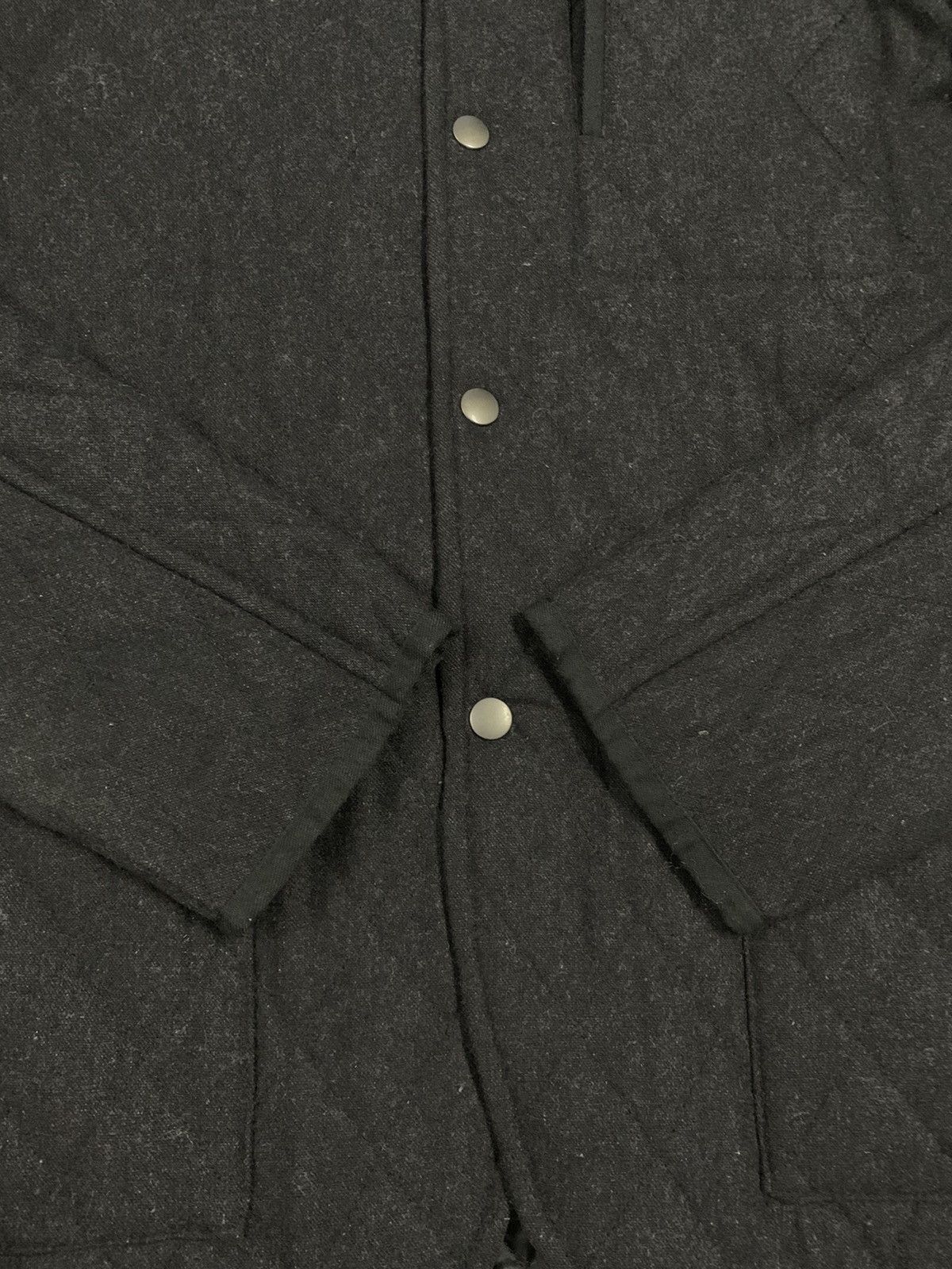 Japanese Brand Japanese Orihica Garage Wool Blend Quilted Hooded Jacket Size US M / EU 48-50 / 2 - 9 Thumbnail
