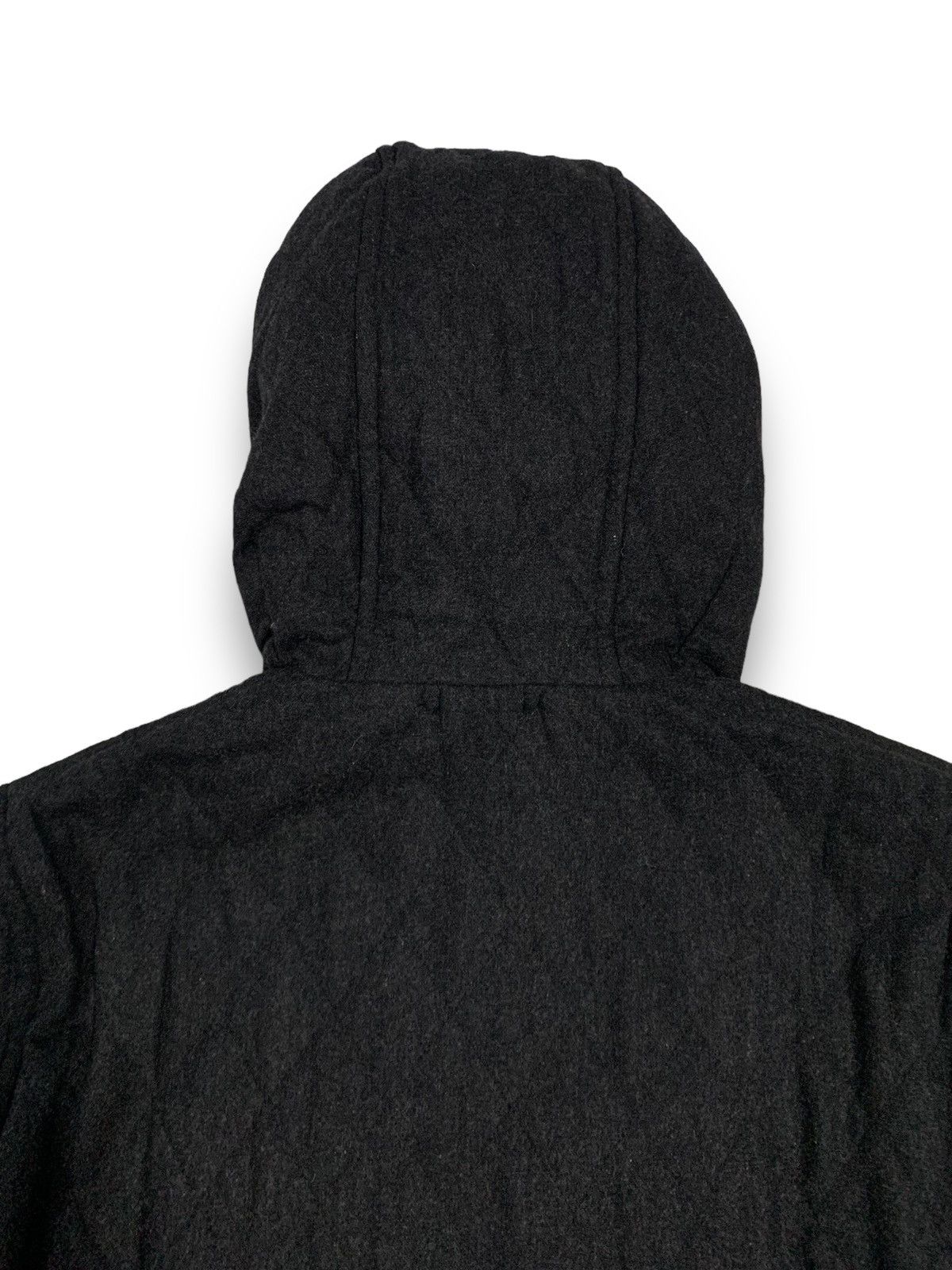 Japanese Brand Japanese Orihica Garage Wool Blend Quilted Hooded Jacket Size US M / EU 48-50 / 2 - 12 Thumbnail