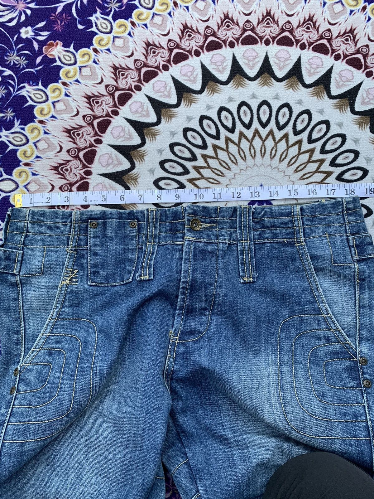 Japanese Brand Preserve Salvedge Denim Custom Design Size US 39 - 10 Thumbnail