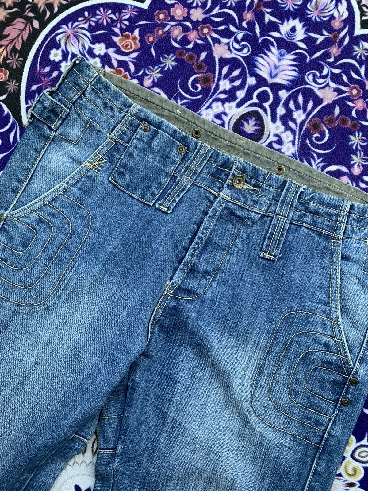 Japanese Brand Preserve Salvedge Denim Custom Design Size US 39 - 3 Thumbnail