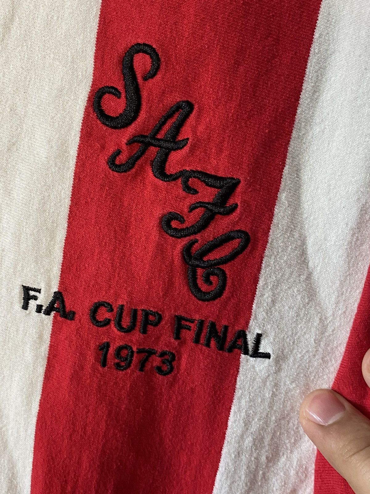 Toffs × Vintage Vintage Score Draw Sunderland Soccer Jersey Final Cup 1973 Size US XL / EU 56 / 4 - 2 Thumbnail