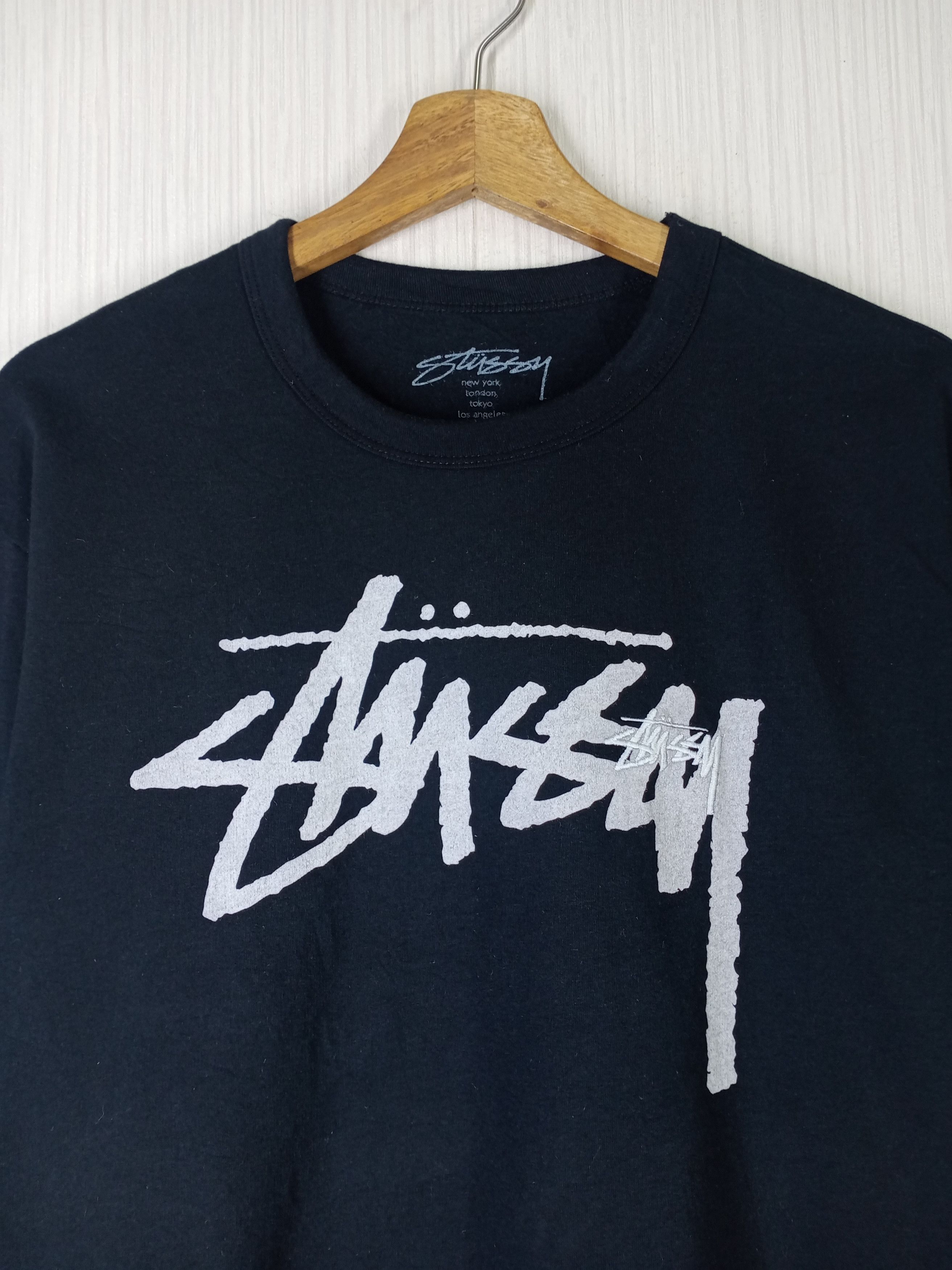 Stussy Rare Stussy International Big Logo Sweatshirt Size US S / EU 44-46 / 1 - 4 Thumbnail