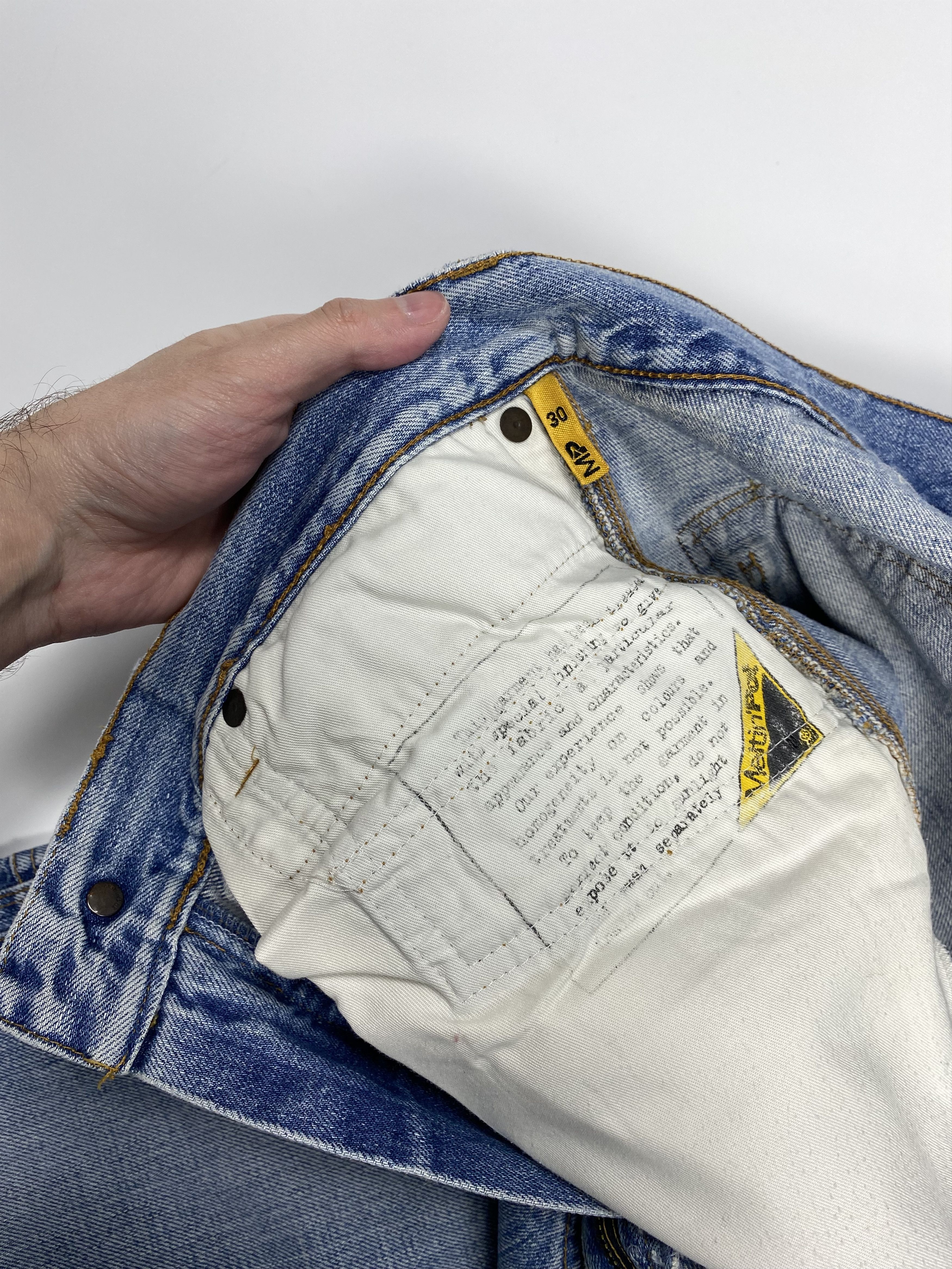Vintage Meltin' Pot Vintage Double Knee Carpenter Denim Jeans Pants Size US 30 / EU 46 - 8 Thumbnail