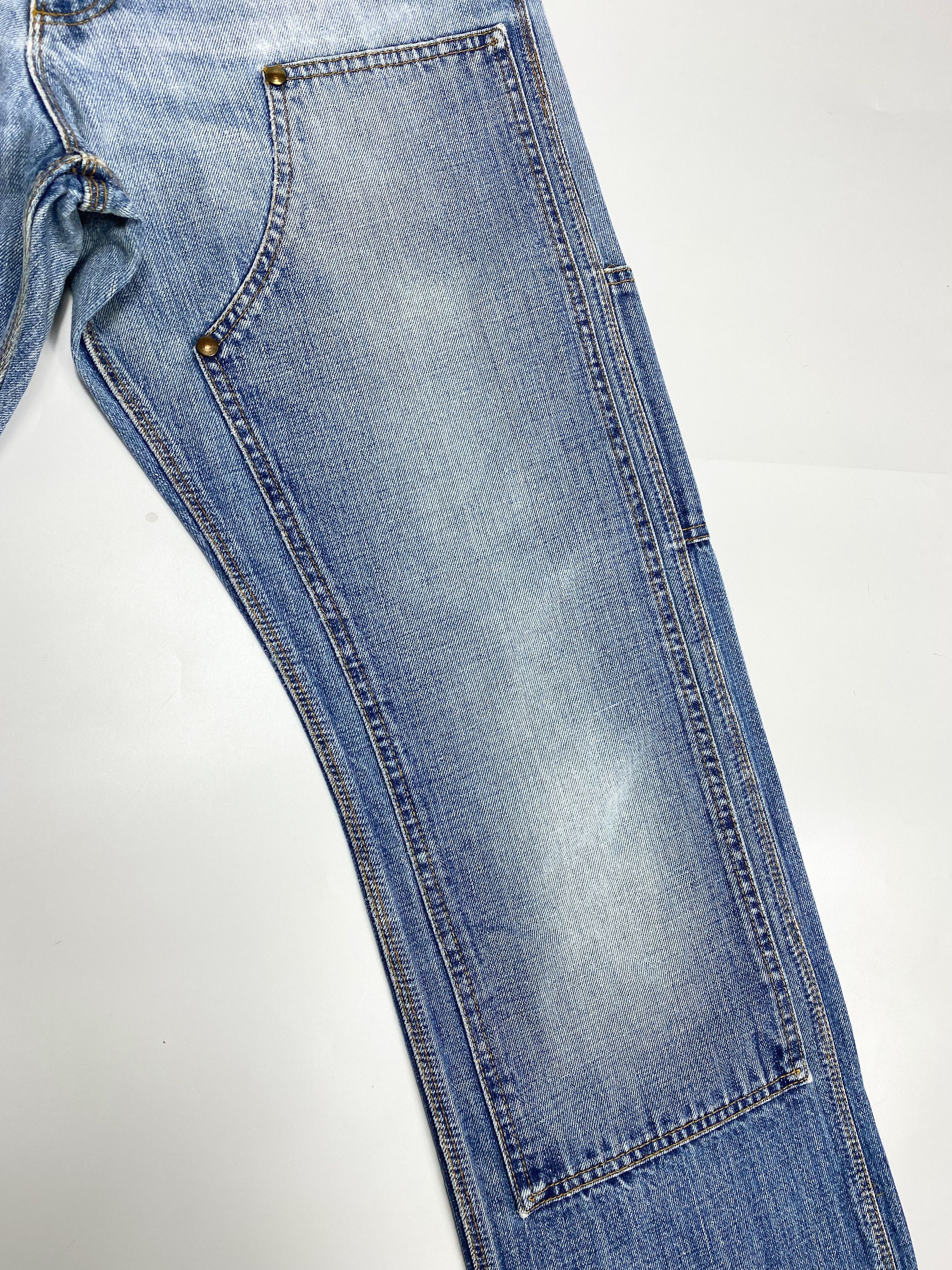 Vintage Meltin' Pot Vintage Double Knee Carpenter Denim Jeans Pants Size US 30 / EU 46 - 5 Thumbnail