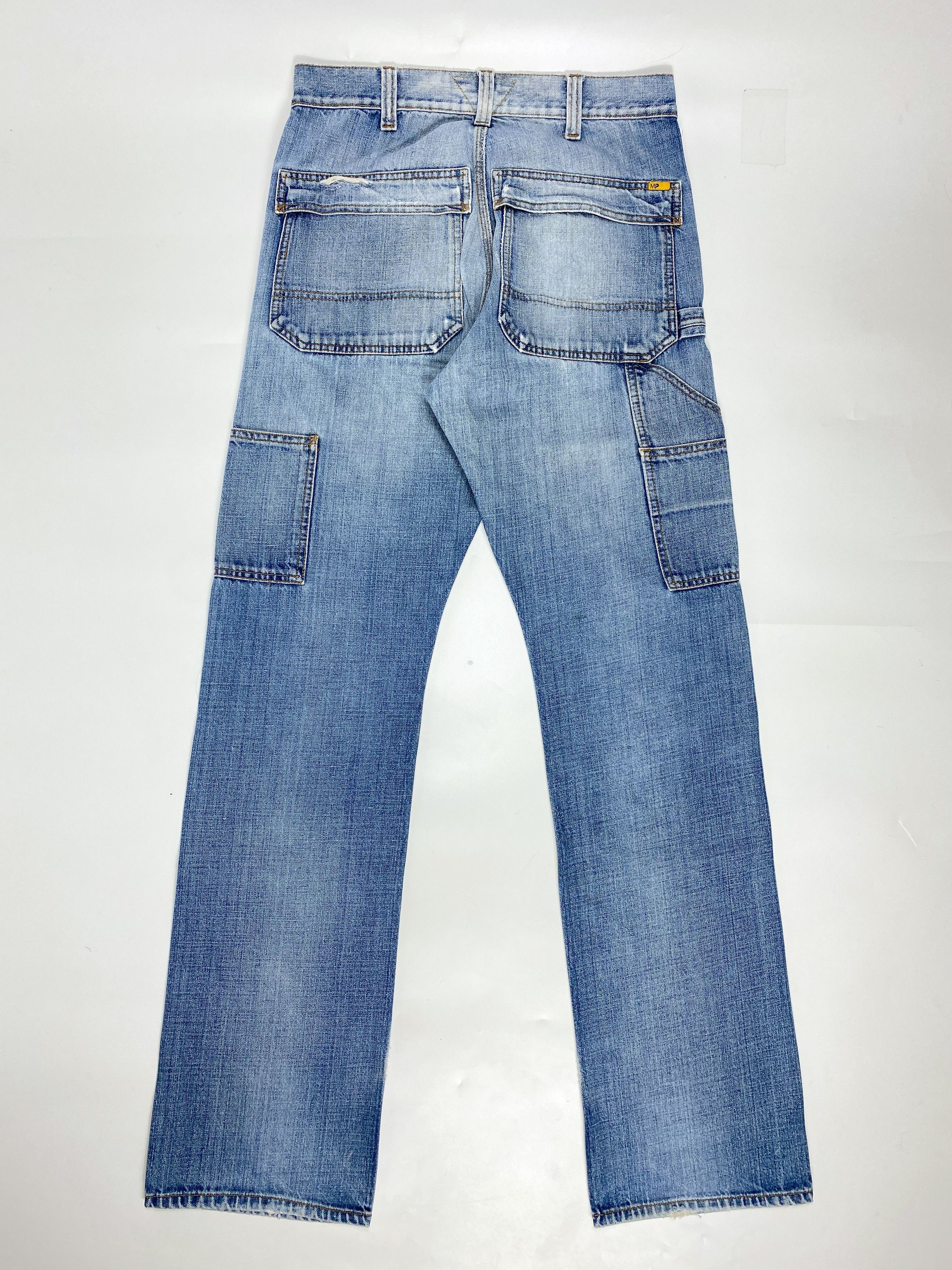 Vintage Meltin' Pot Vintage Double Knee Carpenter Denim Jeans Pants Size US 30 / EU 46 - 3 Thumbnail