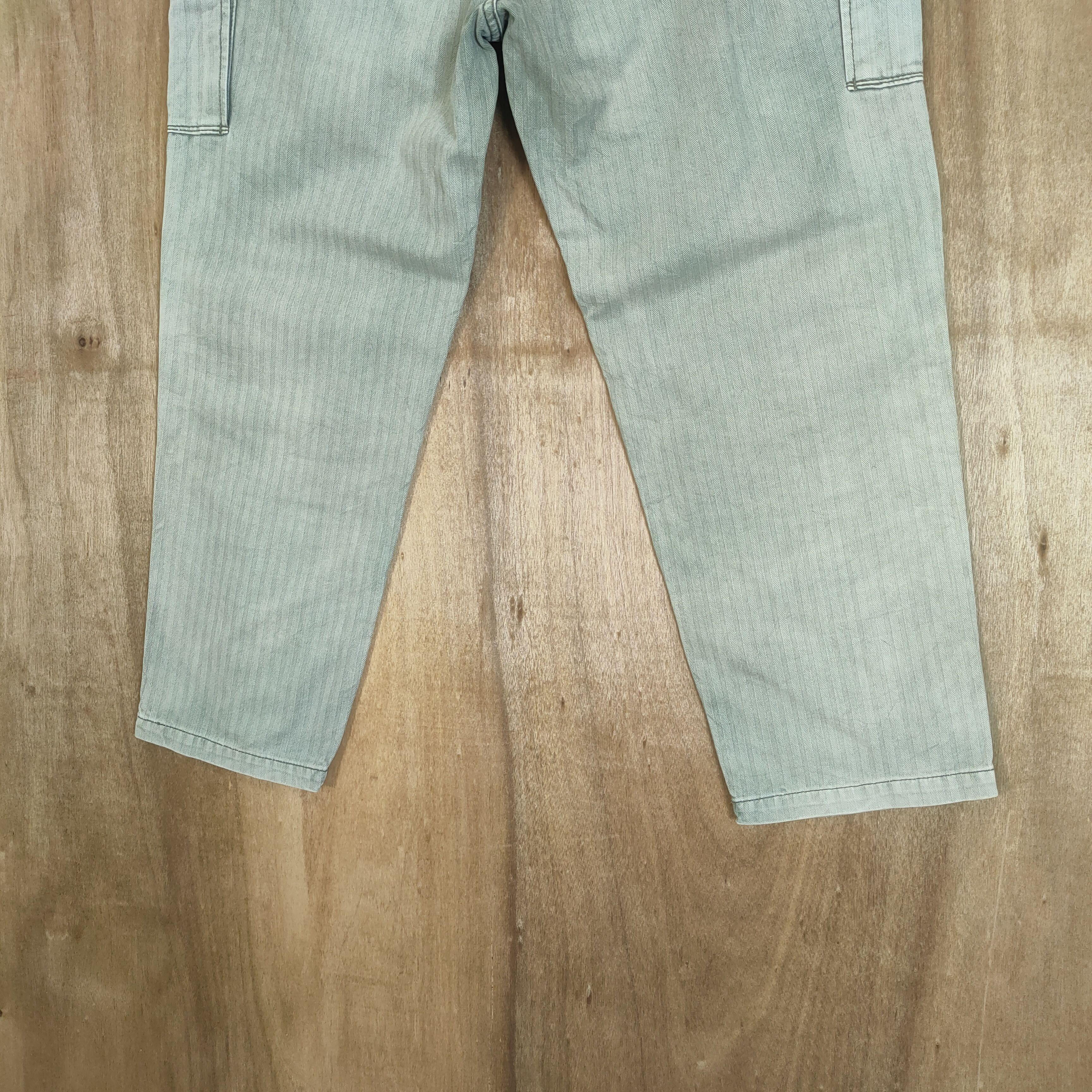 Japanese Brand VINTAGE JAPANESE FADED BAGGY CARGO PANTS Size US 30 / EU 46 - 9 Thumbnail