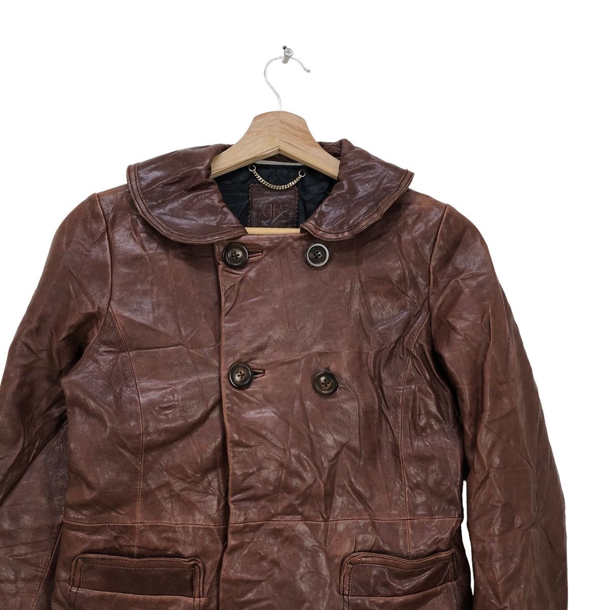 Banana Republic Banana Republic Leather Jacket Size S / US 4 / IT 40 - 3 Thumbnail