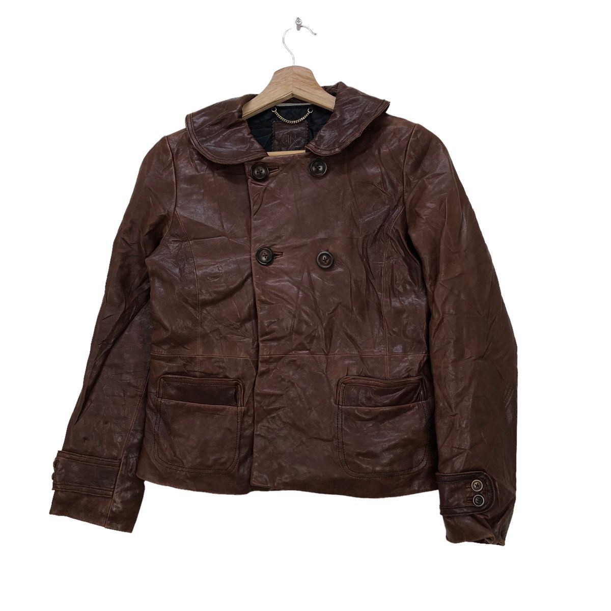 Banana Republic Banana Republic Leather Jacket Size S / US 4 / IT 40 - 1 Thumbnail