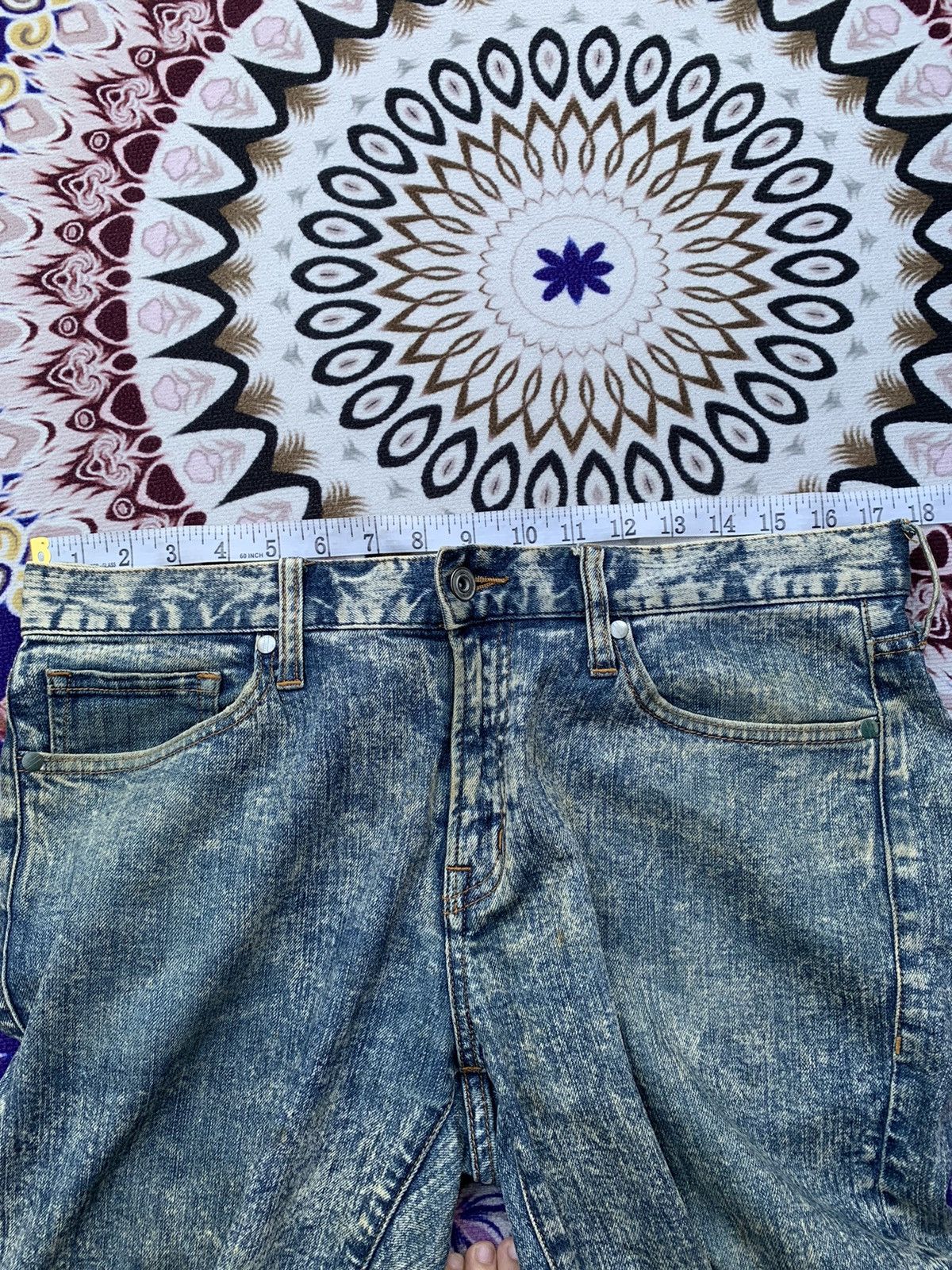 GU Gu Acid Wash Jeans Size US 35 - 8 Thumbnail