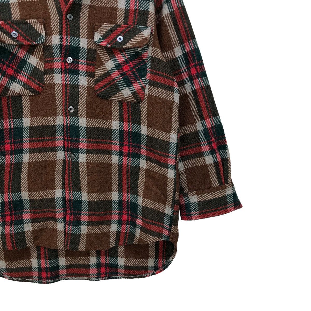 Flannel Japanese Brand Long Sleeve Shirts Button Up Checkered Size US M / EU 48-50 / 2 - 5 Thumbnail
