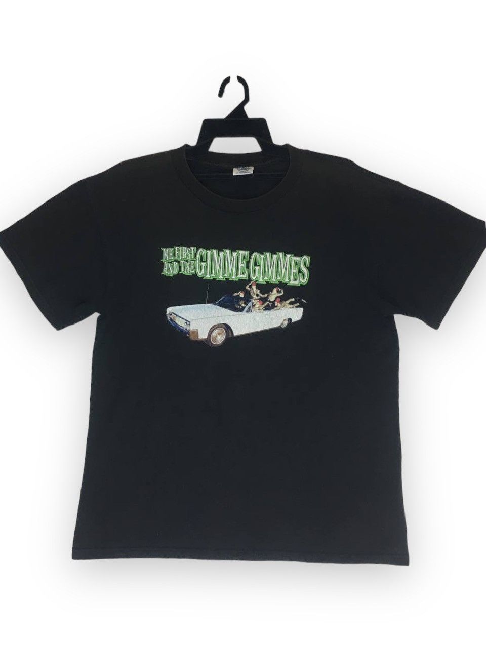 image of Band Tees x Vintage Me First And The Gimme Gimmes Fat Wreck Chords in Black, Men's (Size Medium)