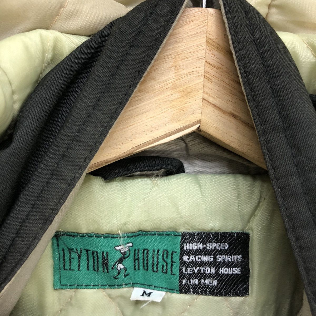 Formula 1 Vtg Leyton House Spellout Side Tape Removable Hooded Jacket Size US M / EU 48-50 / 2 - 6 Thumbnail