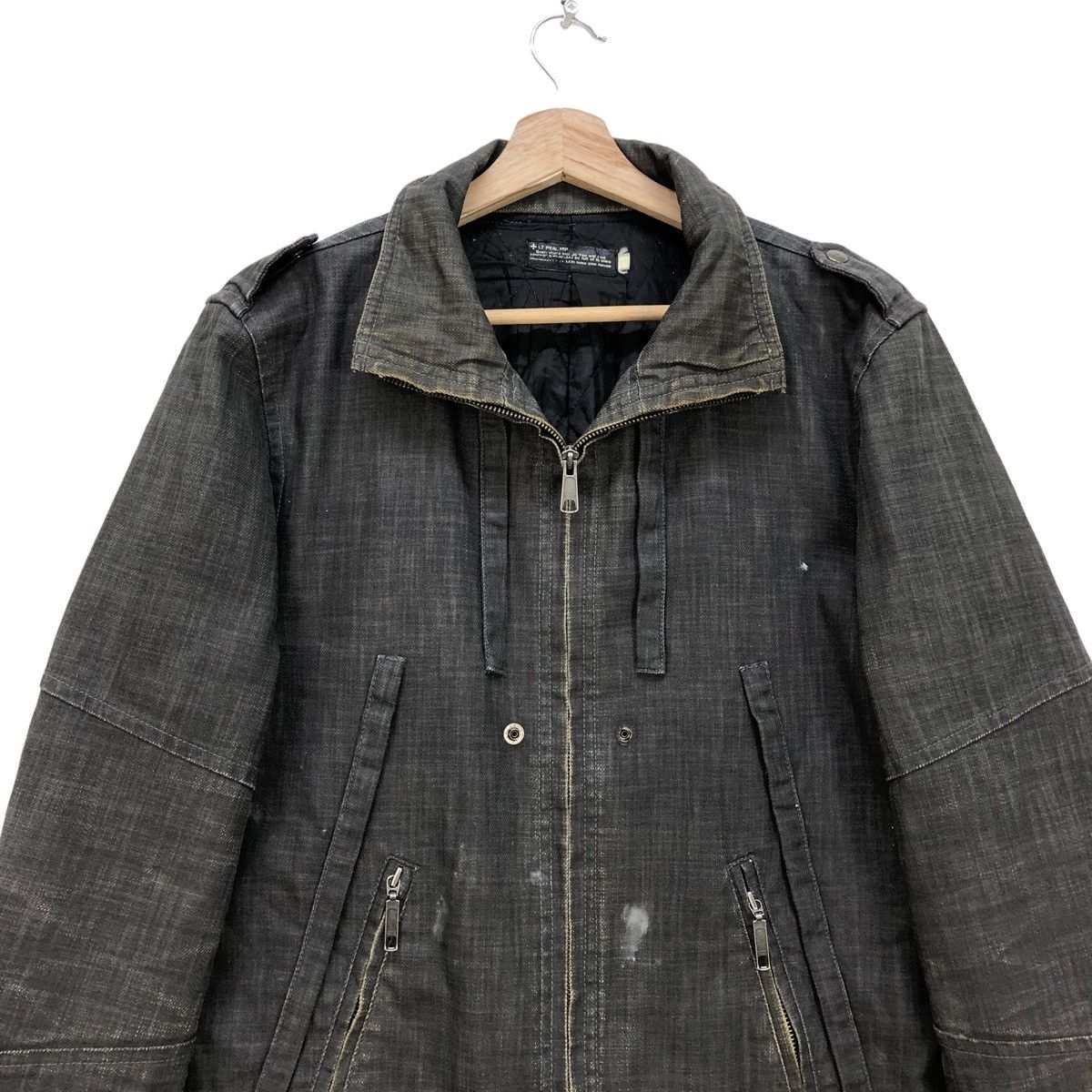 If Six Was Nine 🔥Japanese Brand Real Hip Distressed Jacket Size US M / EU 48-50 / 2 - 3 Thumbnail