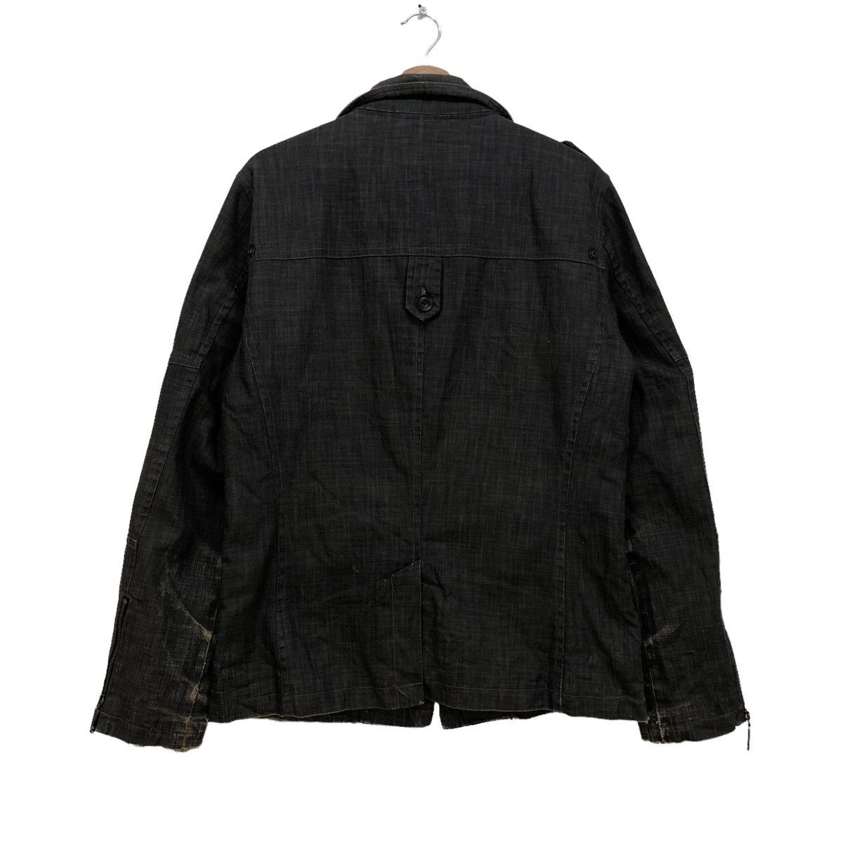 If Six Was Nine 🔥Japanese Brand Real Hip Distressed Jacket Size US M / EU 48-50 / 2 - 2 Thumbnail