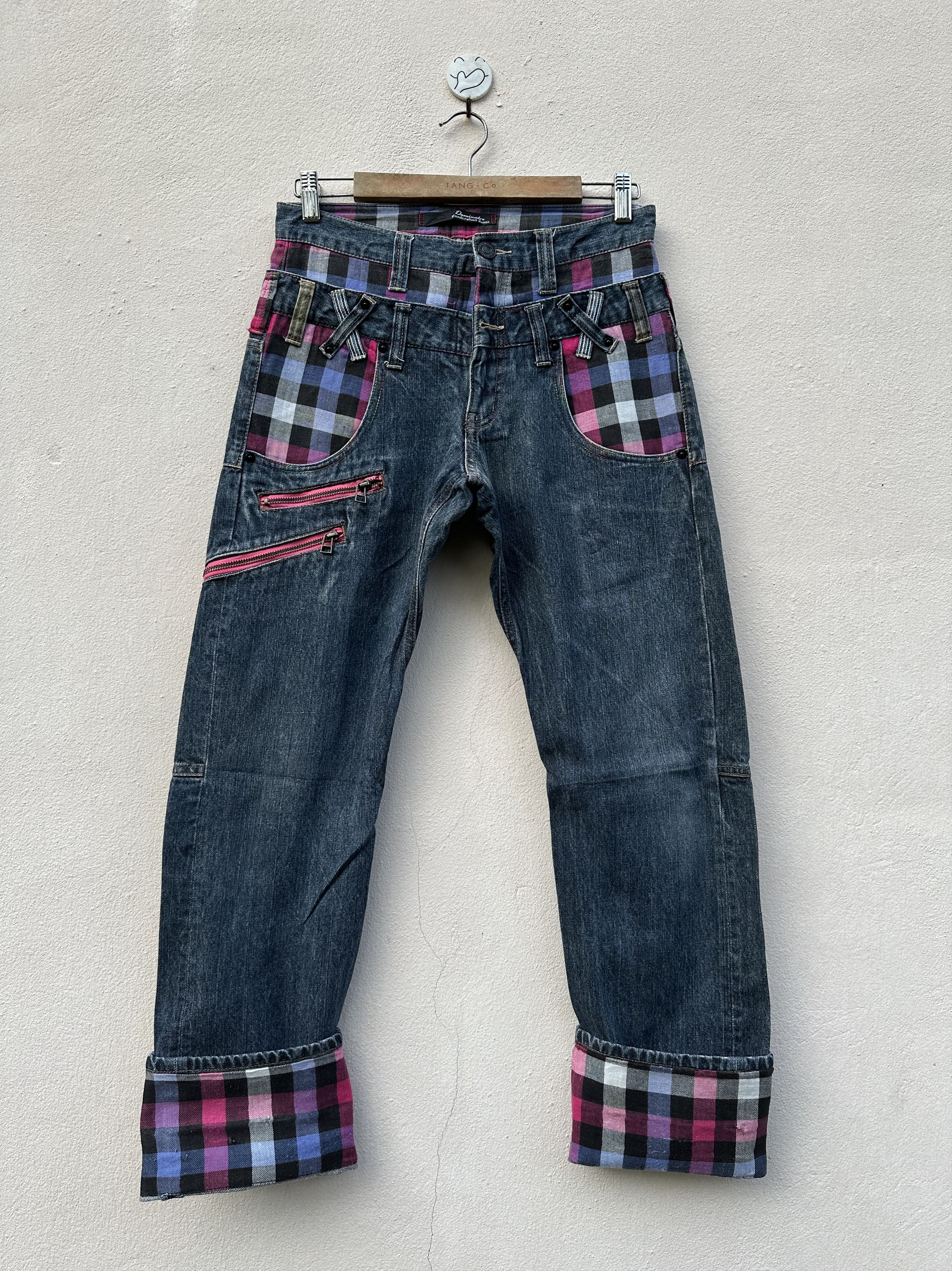 Japanese Brand Rare Japanese Brand Dominate Handcrafted Double Waist Pant Size US 31 - 4 Thumbnail