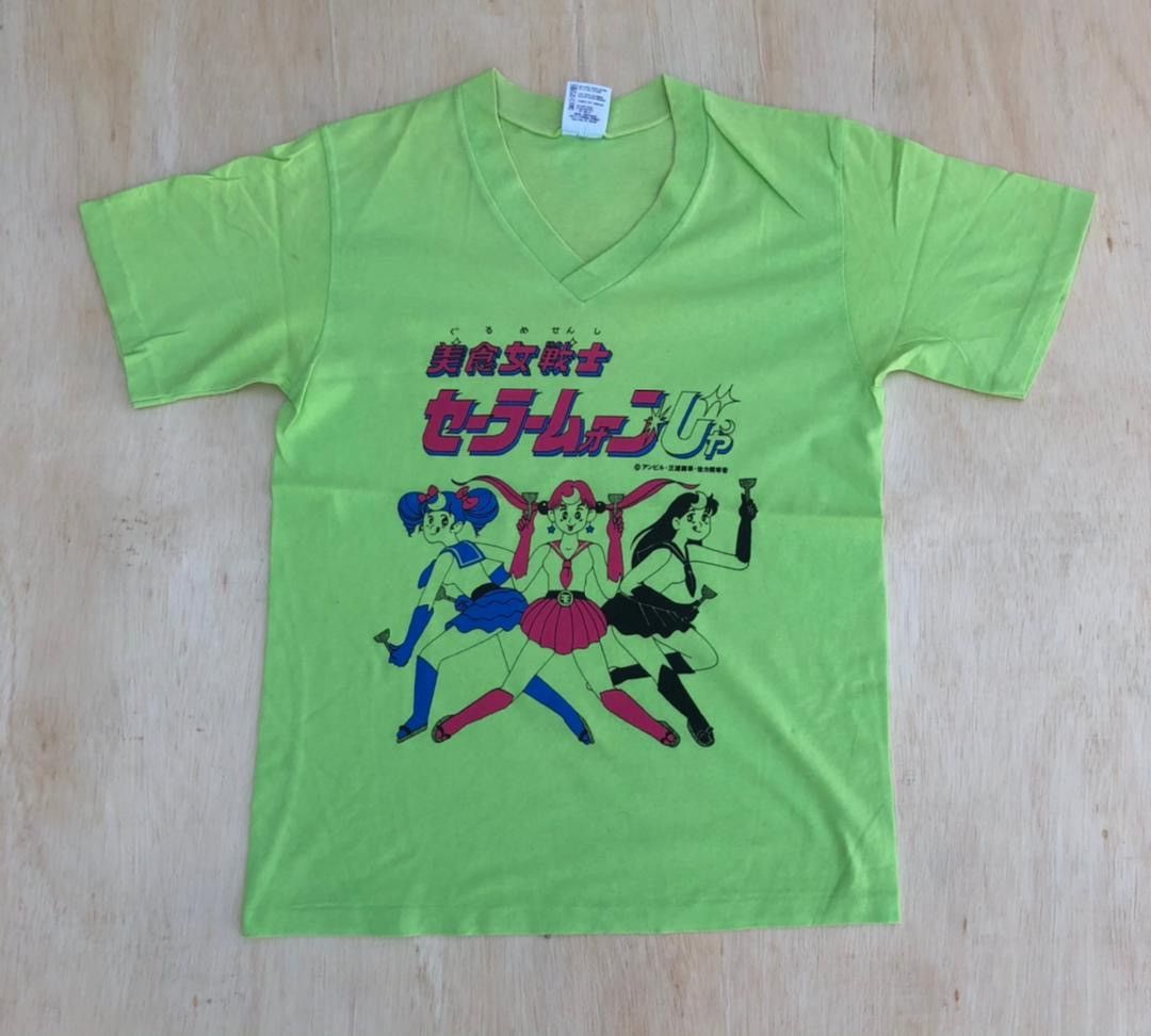 image of Anvil x Made In USA Vintage Japanese Anime in Green, Men's (Size Small)