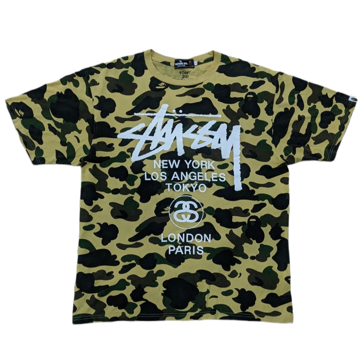 Bape Stussy 30th Anniversary Tee | Grailed