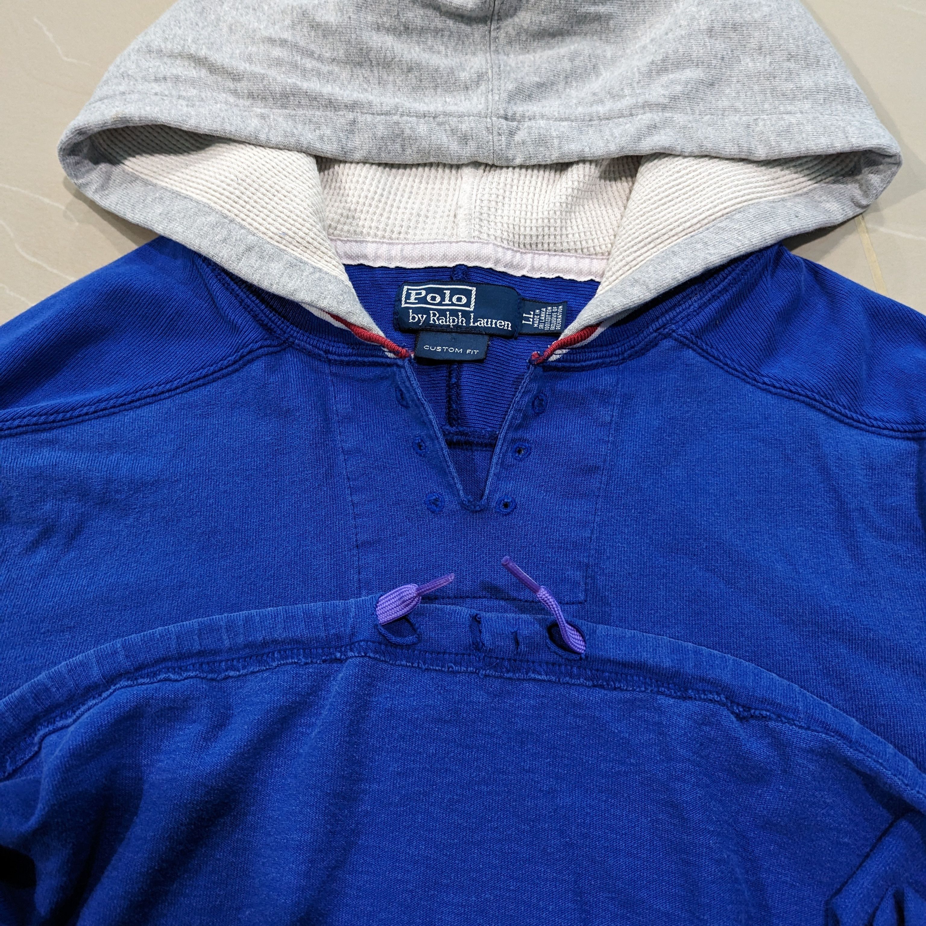 Polo Ralph Lauren × Ralph Lauren × Rugby Ralph Lauren Polo by Ralph Lauren Spell Out Rugby hooded longsleeve Size US L / EU 52-54 / 3 - 6 Thumbnail