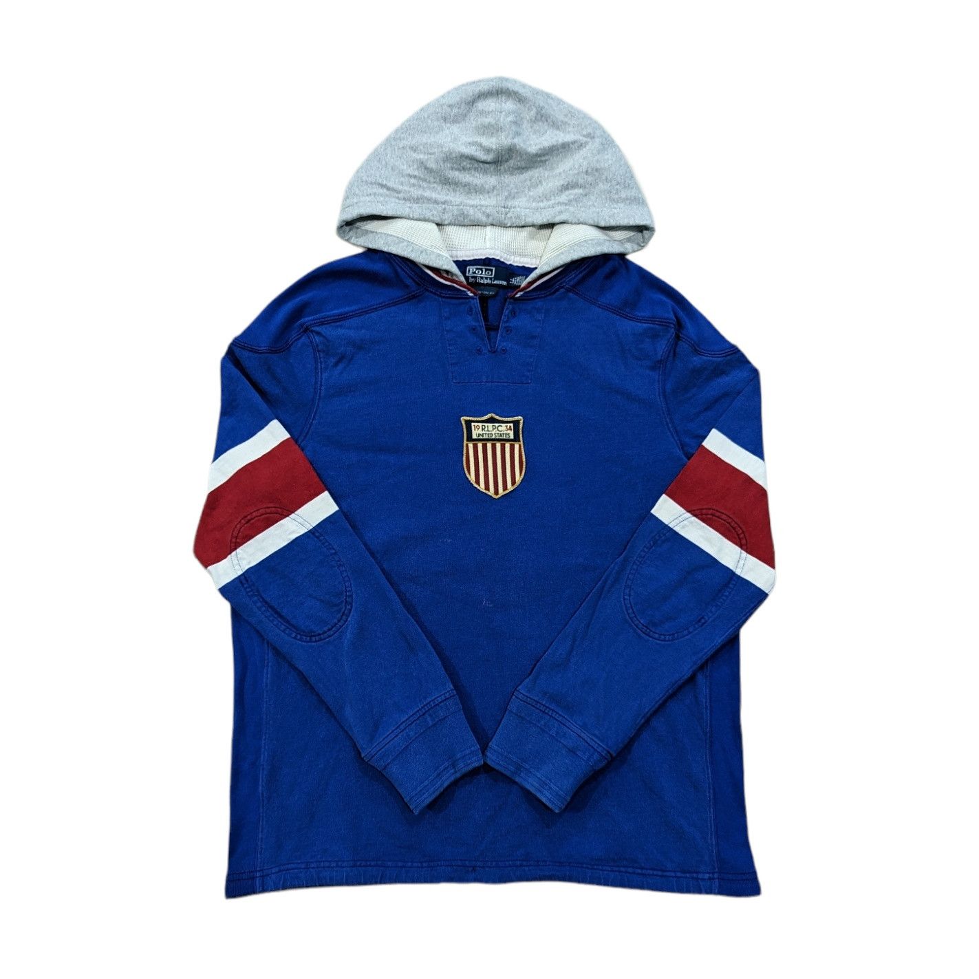 Polo Ralph Lauren × Ralph Lauren × Rugby Ralph Lauren Polo by Ralph Lauren Spell Out Rugby hooded longsleeve Size US L / EU 52-54 / 3 - 1 Thumbnail
