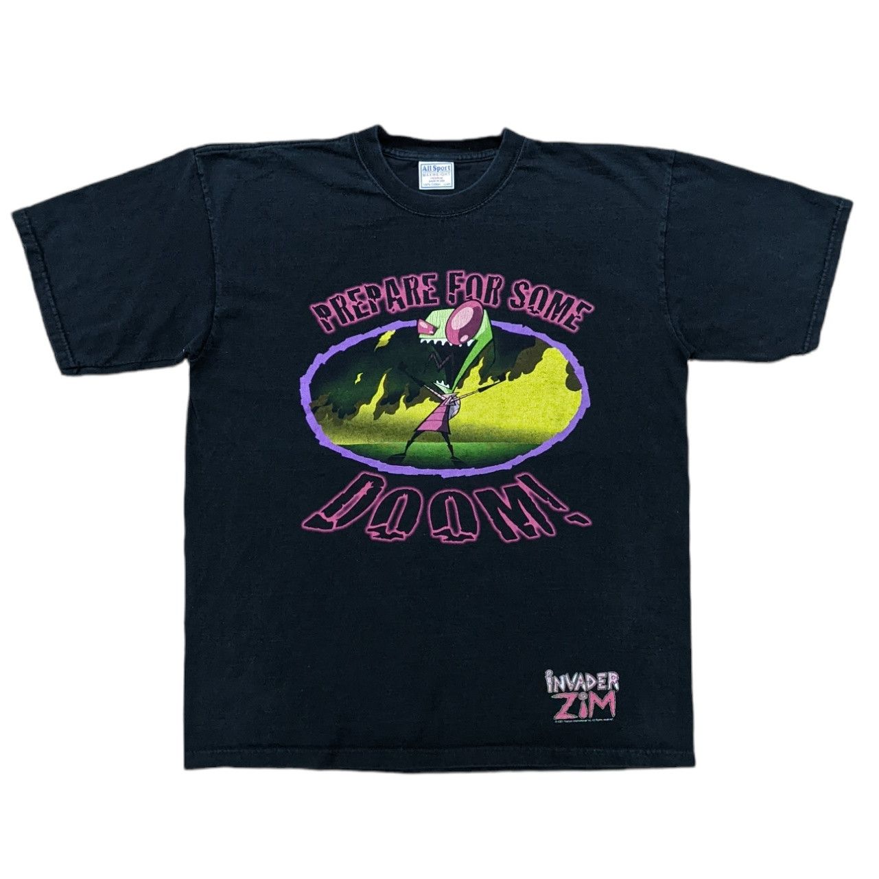 Cartoon Network × Nickelodeon × Vintage Vintage INVADER ZIM T Shirt American Animated Comedy Series Size US L / EU 52-54 / 3 - 1 Thumbnail
