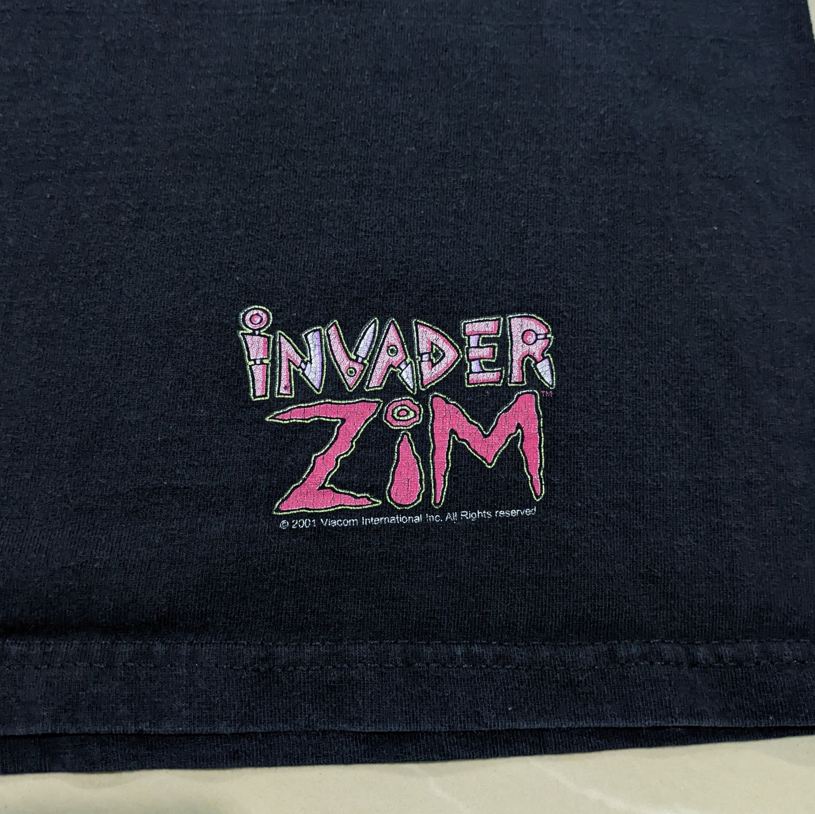 Cartoon Network × Nickelodeon × Vintage Vintage INVADER ZIM T Shirt American Animated Comedy Series Size US L / EU 52-54 / 3 - 3 Thumbnail
