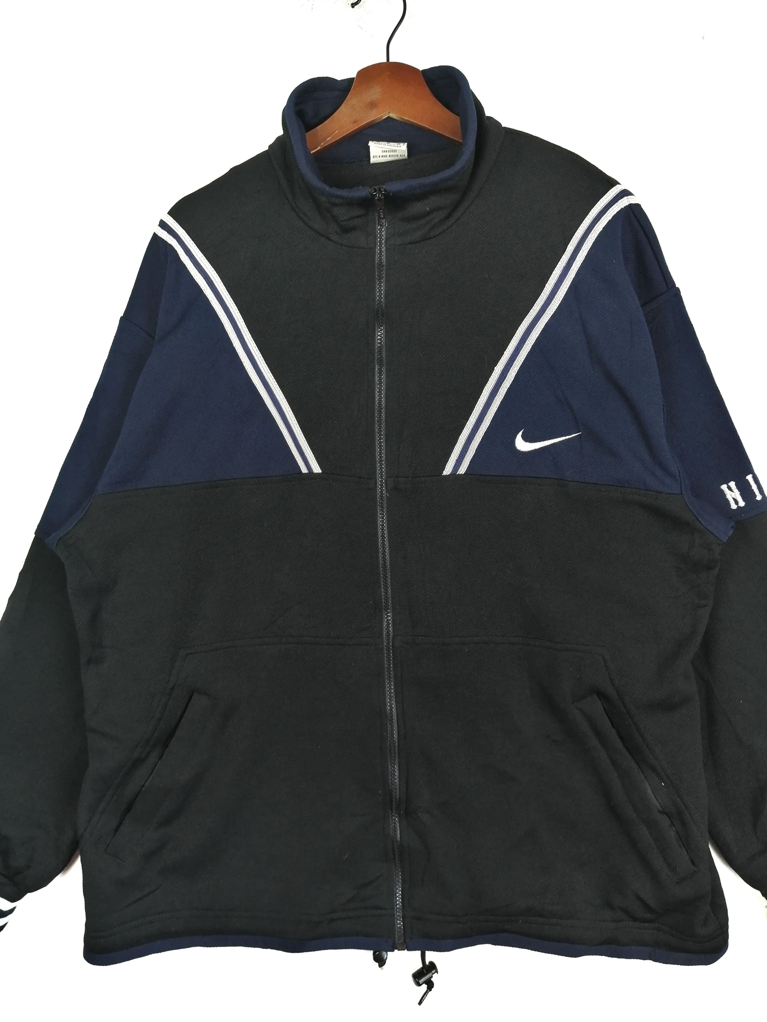 Nike Vintage 90s Nike Small Swoosh Zipper Size US M / EU 48-50 / 2 - 2 Thumbnail