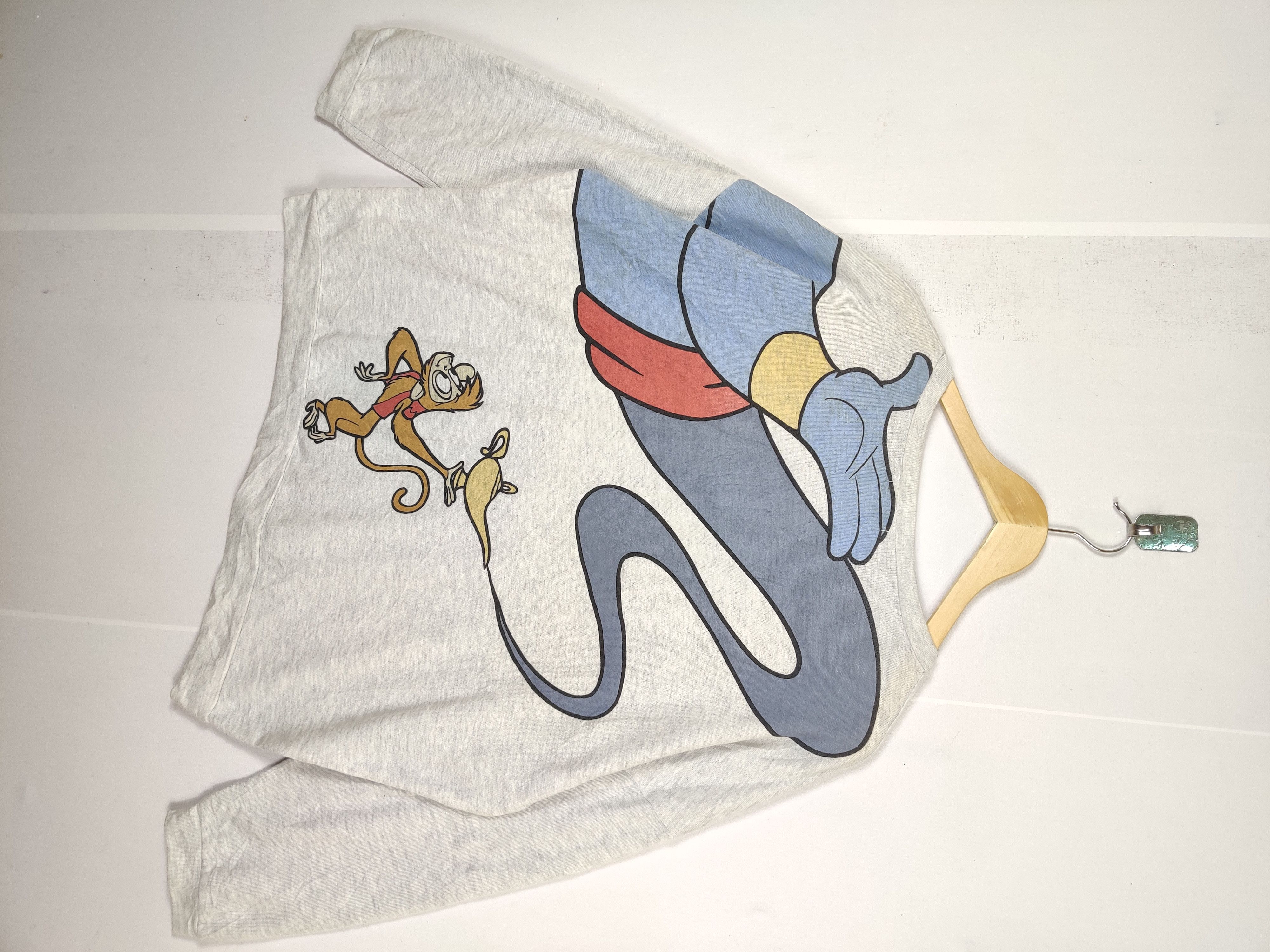 Cartoon Network Vintage Disney Aladdin Overprint Sweatshirt Size US XXL / EU 58 / 5 - 6 Thumbnail