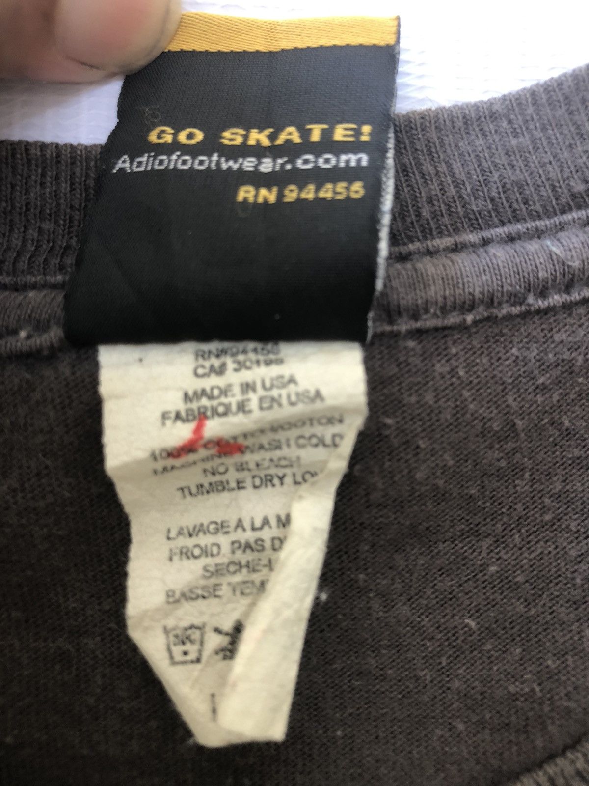 Welcome Skateboards 90’s ADIO Skateboards Tshirt Collector’s Item Sz L Size US L / EU 52-54 / 3 - 4 Thumbnail