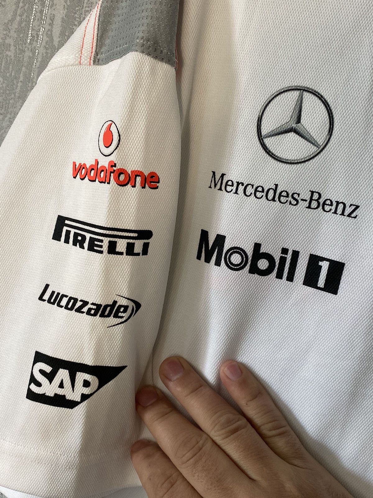 Mercedes-Benz Mercedes Benz McLaren Vodafone T-shirt Polos Hugo Boss Size US XXL / EU 58 / 5 - 4 Thumbnail