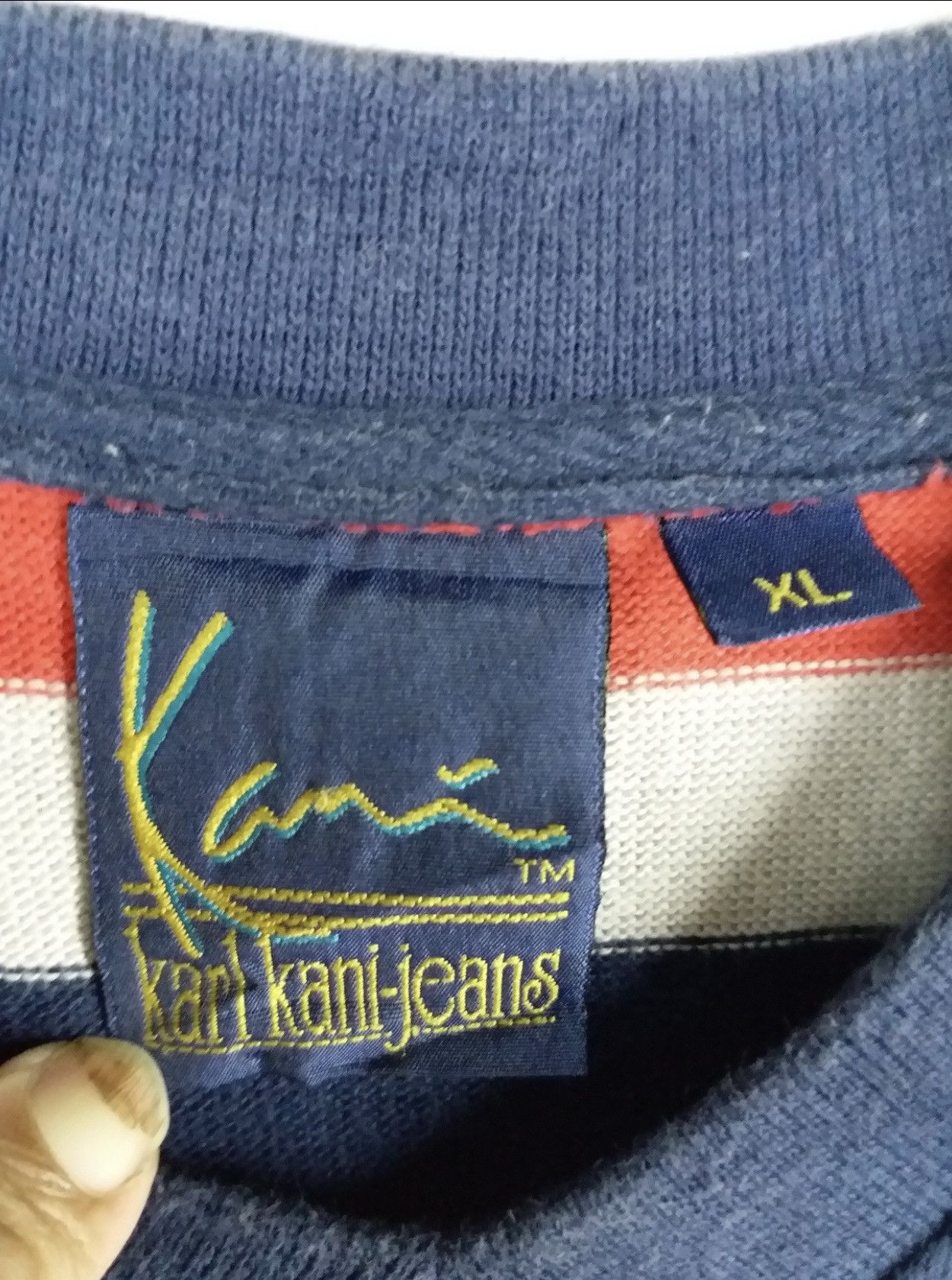 Karl Kani × Vintage 🔥FINAL OFFER🔥Hype Vintage KARL KANI Stripes Lolife Style Size US XL / EU 56 / 4 - 4 Thumbnail