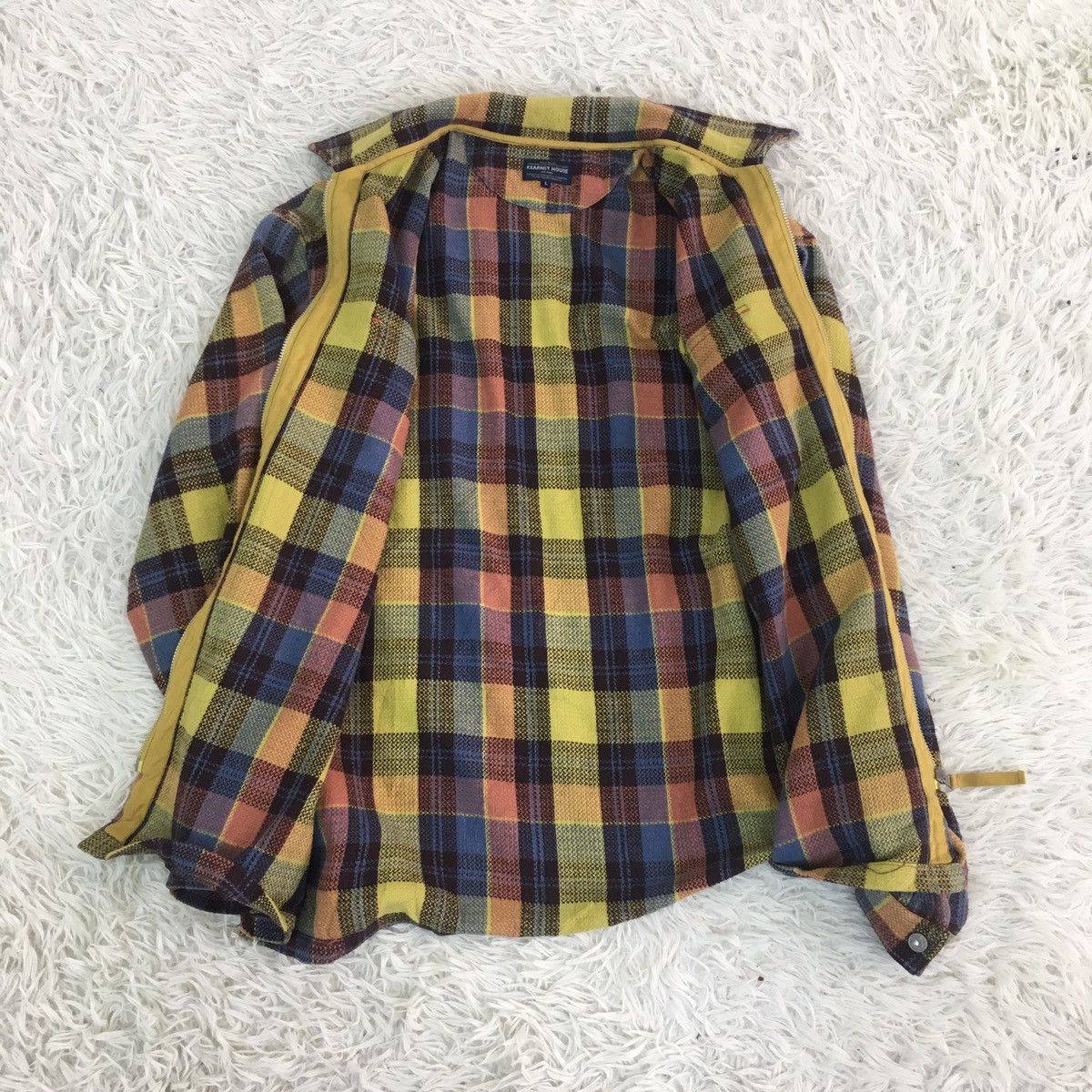 Japanese Brand Kearney House Checked Colorway Coach Jacket Size US L / EU 52-54 / 3 - 8 Thumbnail