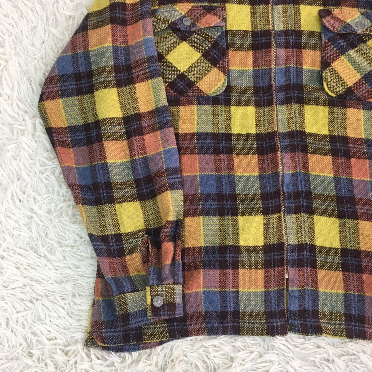 Japanese Brand Kearney House Checked Colorway Coach Jacket Size US L / EU 52-54 / 3 - 3 Thumbnail