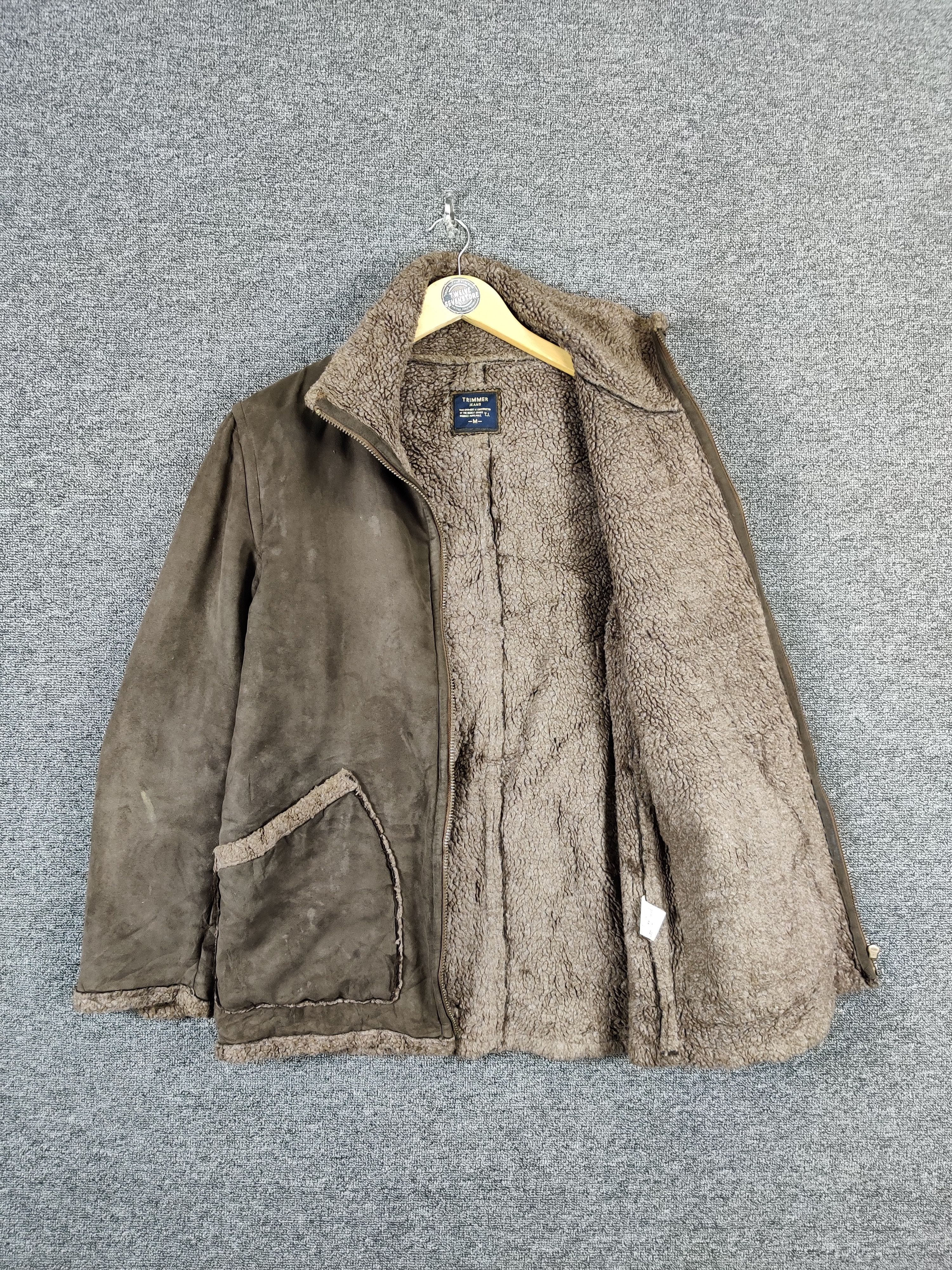 Japanese Brand Vintage Japanese Brand Trimmer Jeans Fleece Sherpa Jacket Size US M / EU 48-50 / 2 - 6 Thumbnail