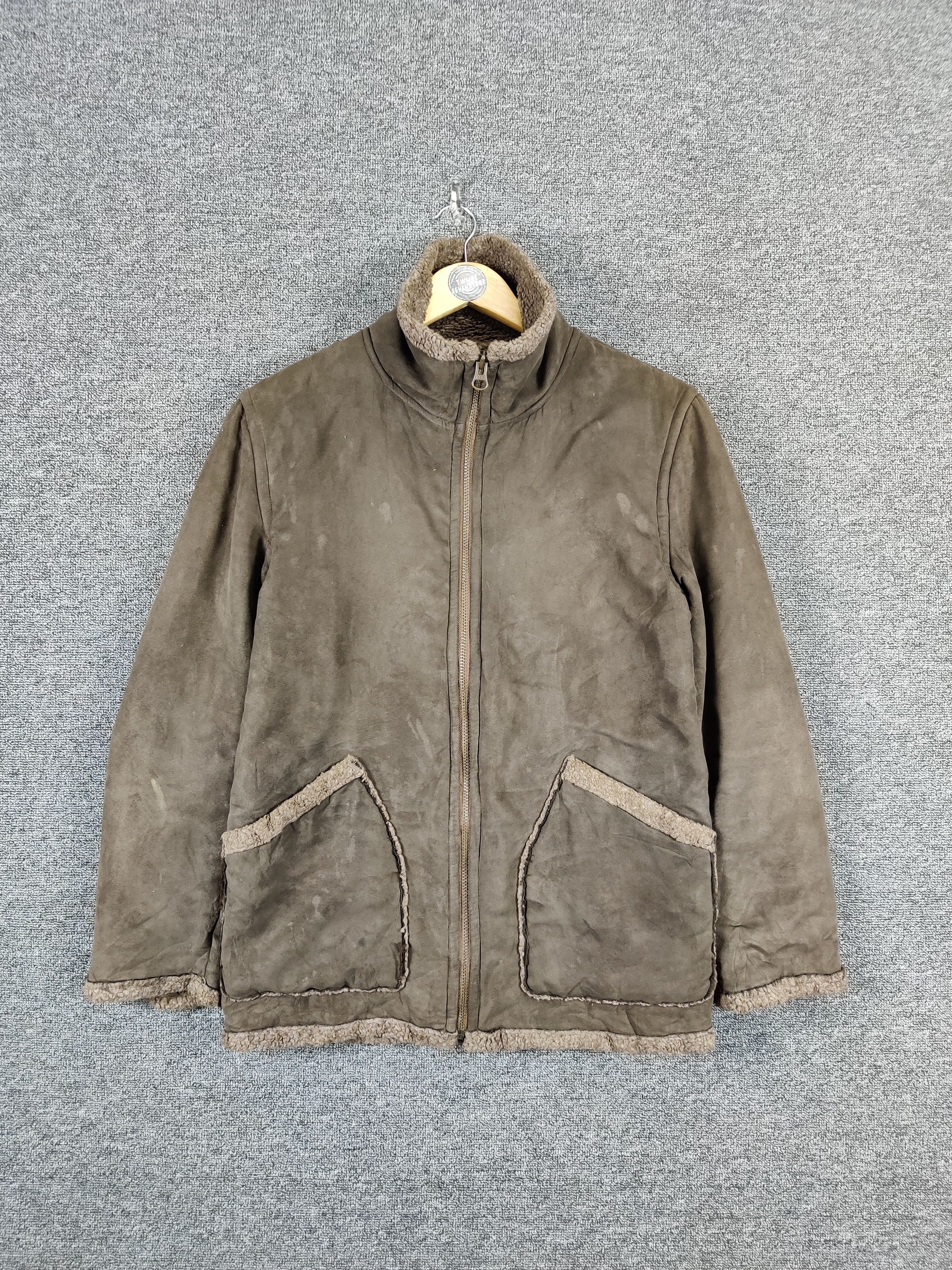 Japanese Brand Vintage Japanese Brand Trimmer Jeans Fleece Sherpa Jacket Size US M / EU 48-50 / 2 - 1 Thumbnail