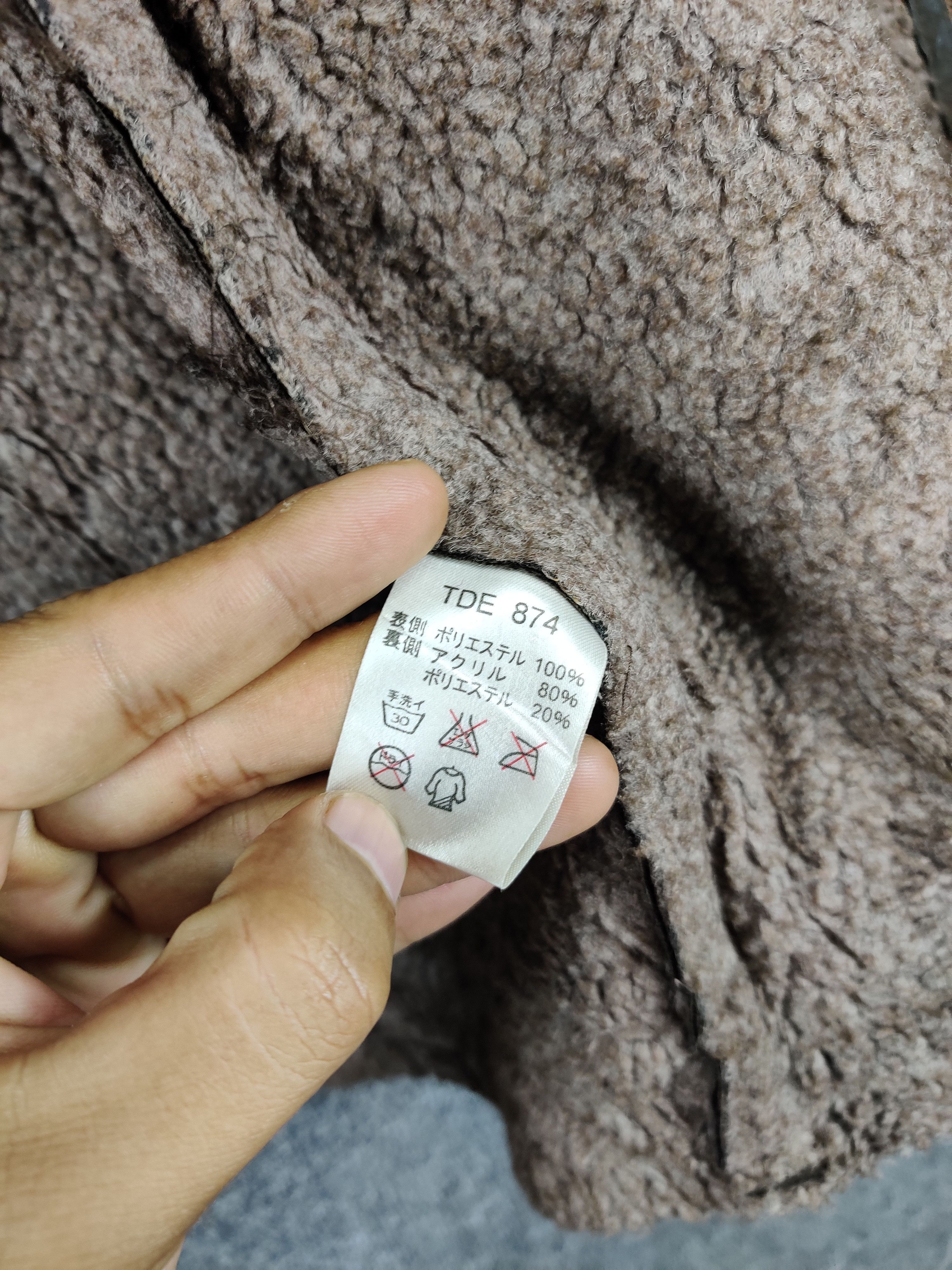 Japanese Brand Vintage Japanese Brand Trimmer Jeans Fleece Sherpa Jacket Size US M / EU 48-50 / 2 - 8 Thumbnail