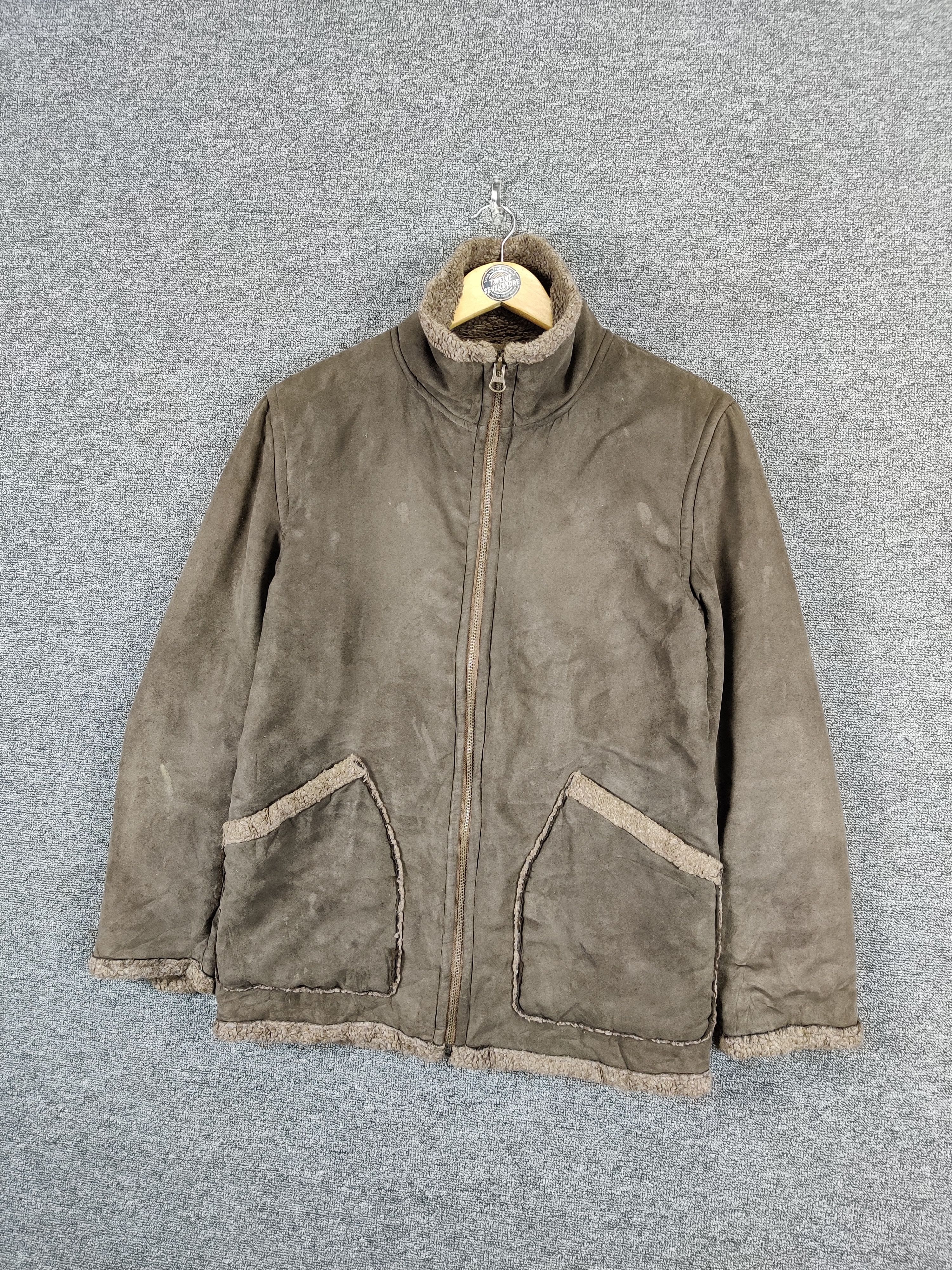 Japanese Brand Vintage Japanese Brand Trimmer Jeans Fleece Sherpa Jacket Size US M / EU 48-50 / 2 - 2 Thumbnail