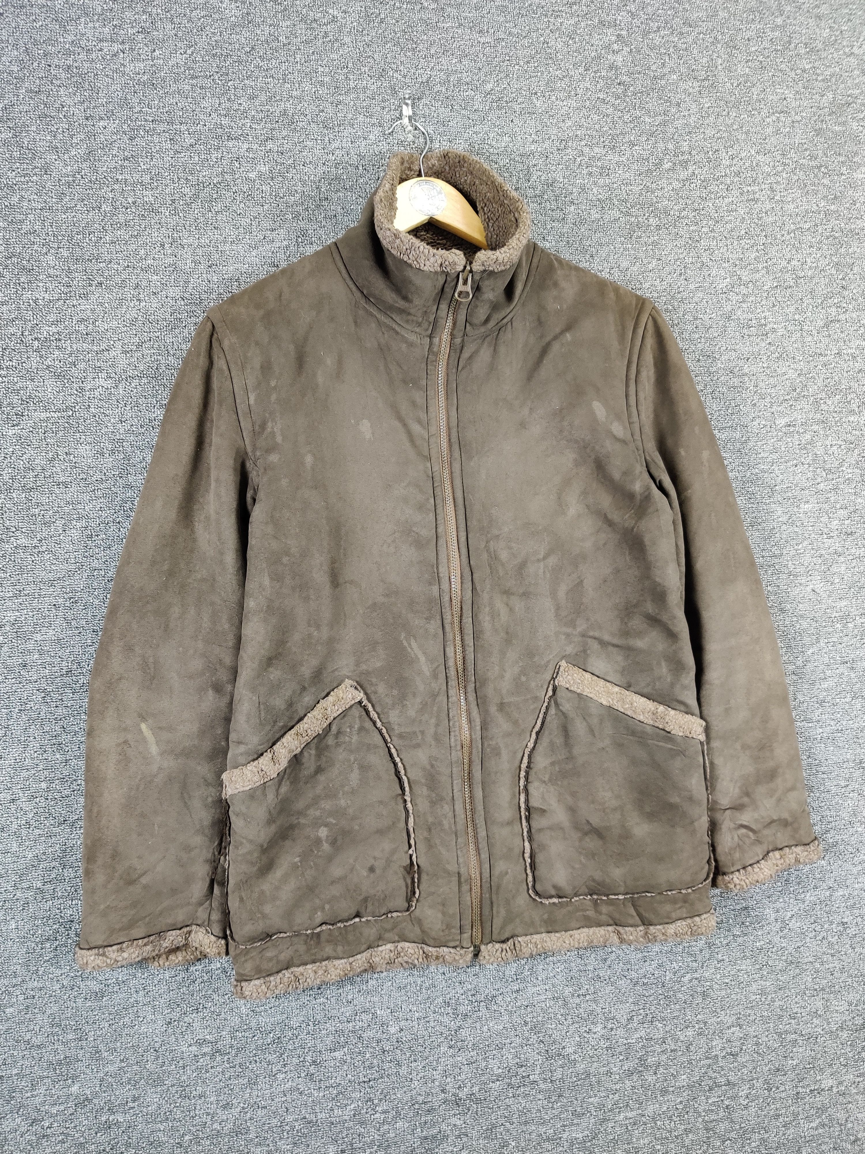 Japanese Brand Vintage Japanese Brand Trimmer Jeans Fleece Sherpa Jacket Size US M / EU 48-50 / 2 - 5 Thumbnail