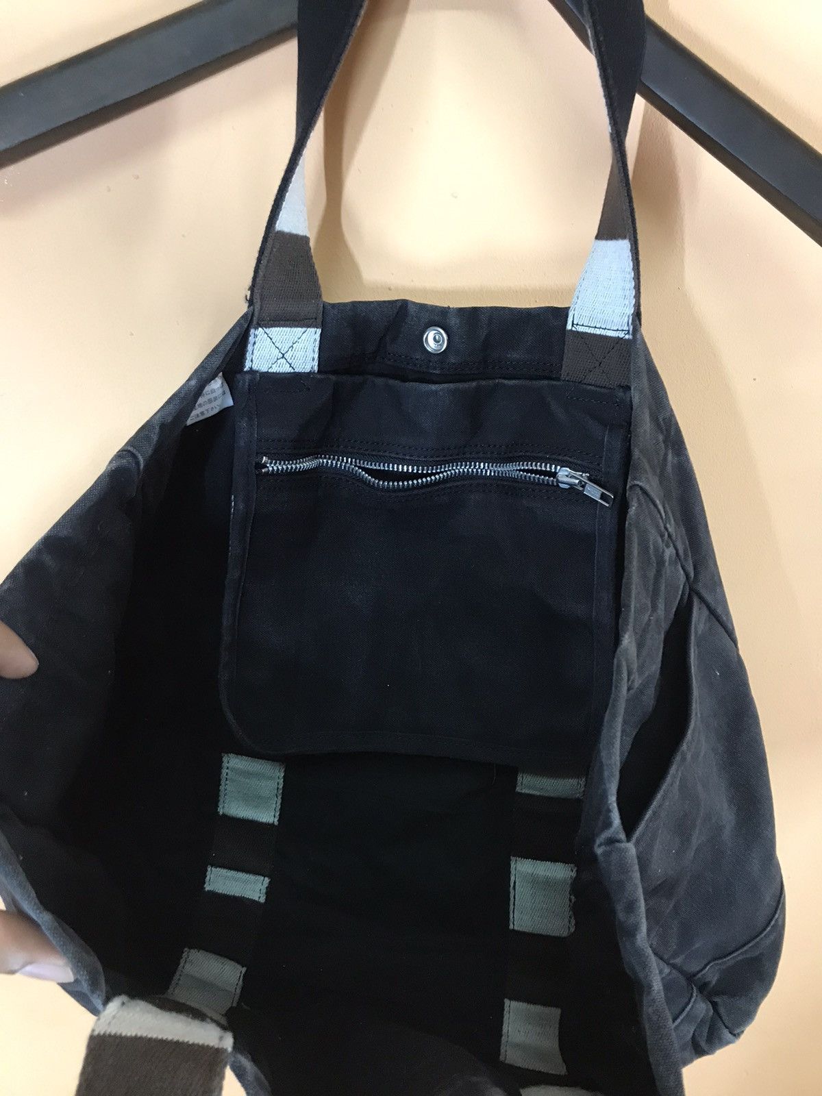 Head Porter × Porter Classic ‼️VTG PORTER TOTEBAG DENIM NICE DESIGN‼️ Size ONE SIZE - 9 Thumbnail