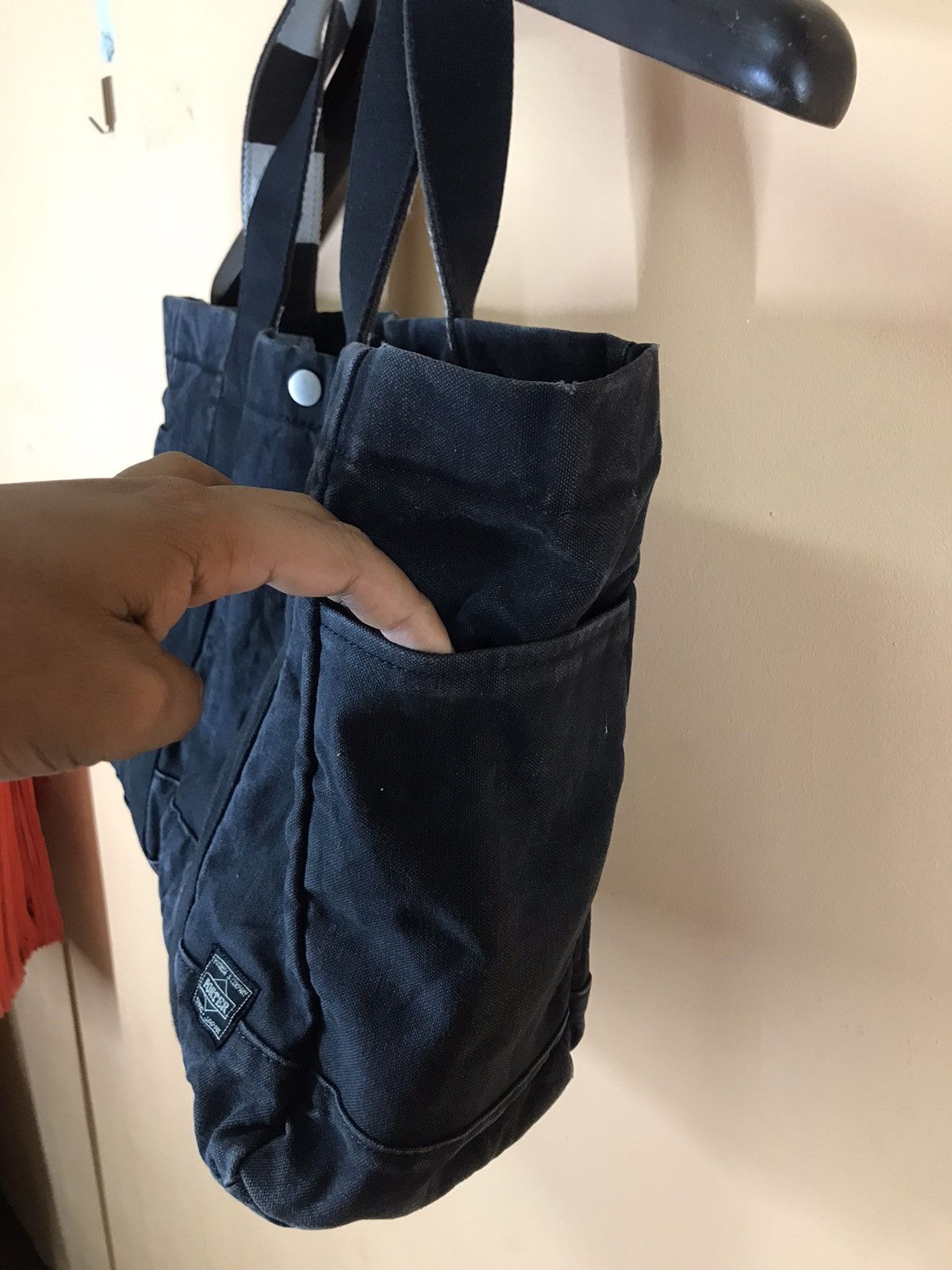 Head Porter × Porter Classic ‼️VTG PORTER TOTEBAG DENIM NICE DESIGN‼️ Size ONE SIZE - 4 Thumbnail